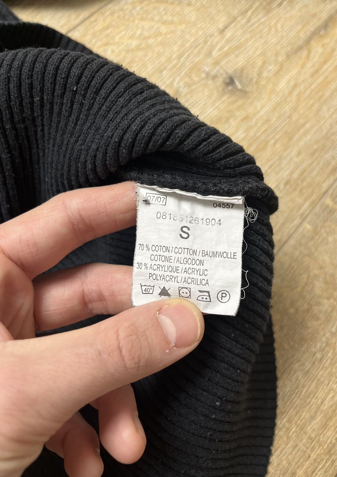 Diesel 00S PAINTED JAPAN DIESEL STYLE KNIT RIBBED SWEATER Y2K Size US S / EU 44-46 / 1 - 13 Thumbnail