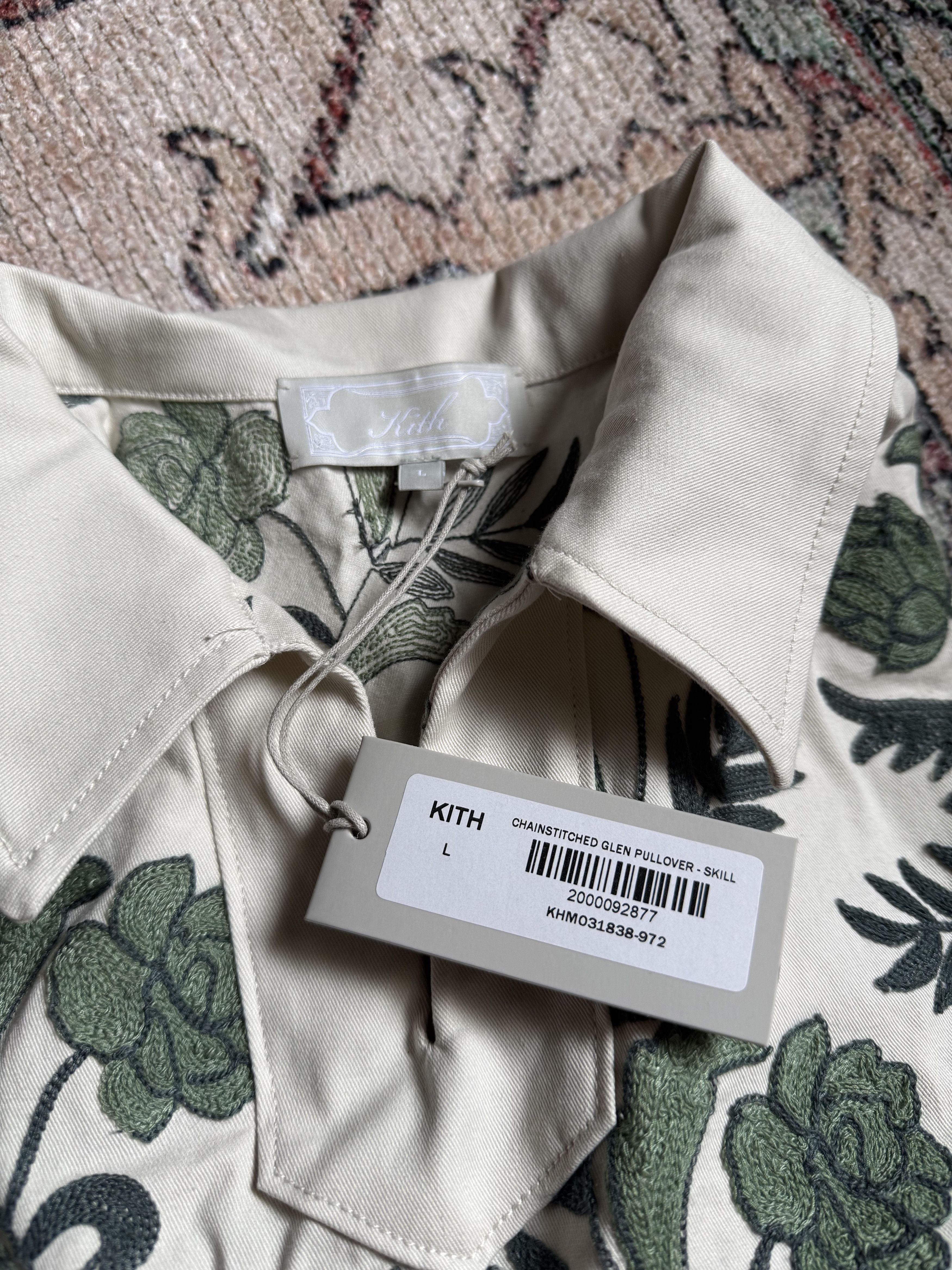 Kith Kith Chain-Stitched Glen Pullover Size US L / EU 52-54 / 3 - 5 Thumbnail