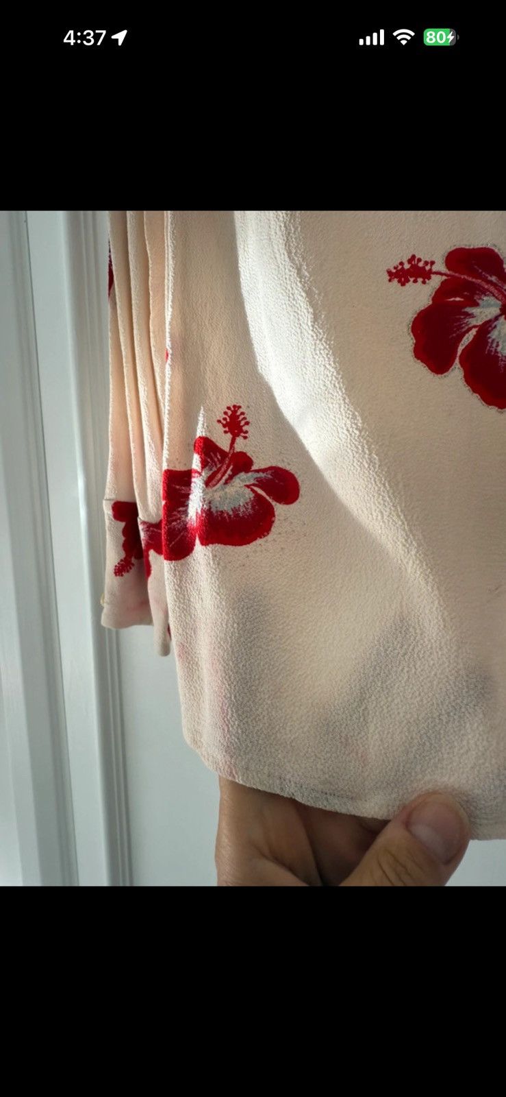 Saint Laurent Paris Saint Laurent hibiscus print blouse Size M / US 6-8 / IT 42-44 - 5 Thumbnail