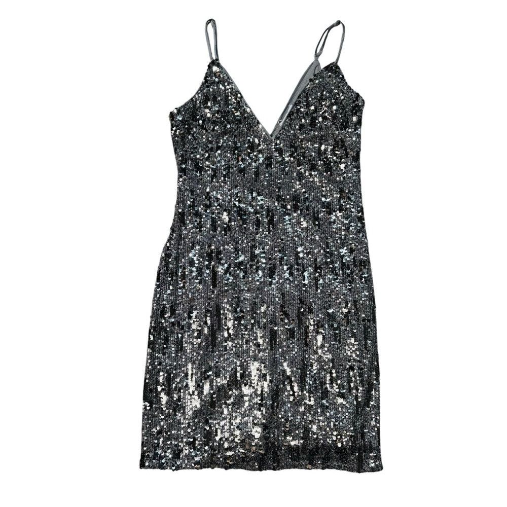 Ramy Brook NWT New $495 Ramy Brook Silver Sequin Lila Mini Dress Size Size M / US 6-8 / IT 42-44 - 5 Thumbnail