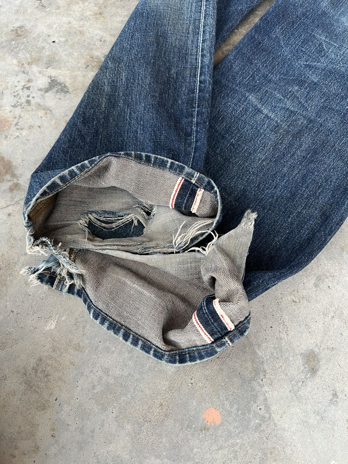 Lee Vintage Lee Riders Sanforized Distress Jean Size US 30 / EU 46 - 3 Thumbnail