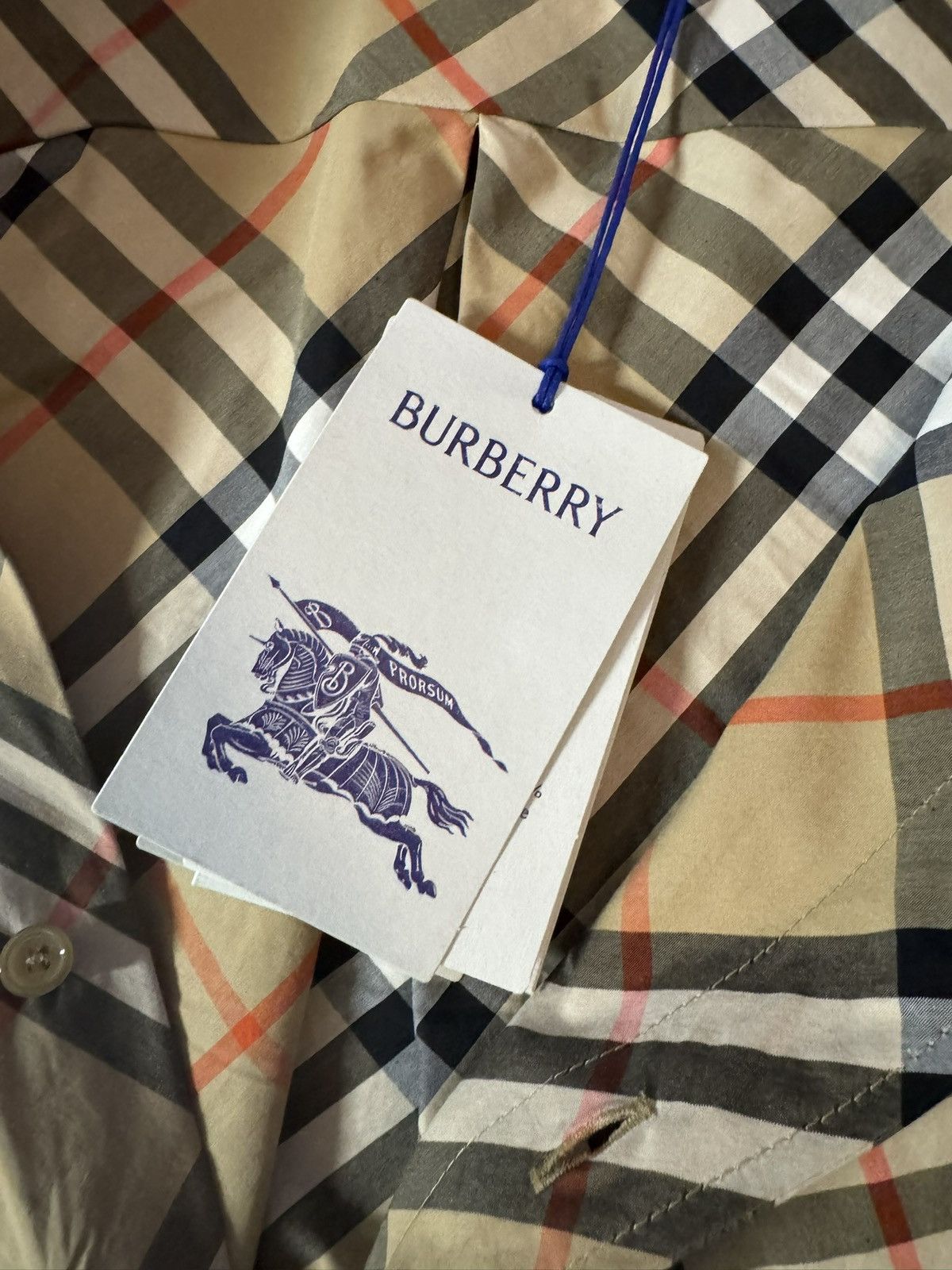 Burberry Relaxed Fit Check Cotton Flannel Shirt Button-Down Shirt Size US L / EU 52-54 / 3 - 5 Thumbnail