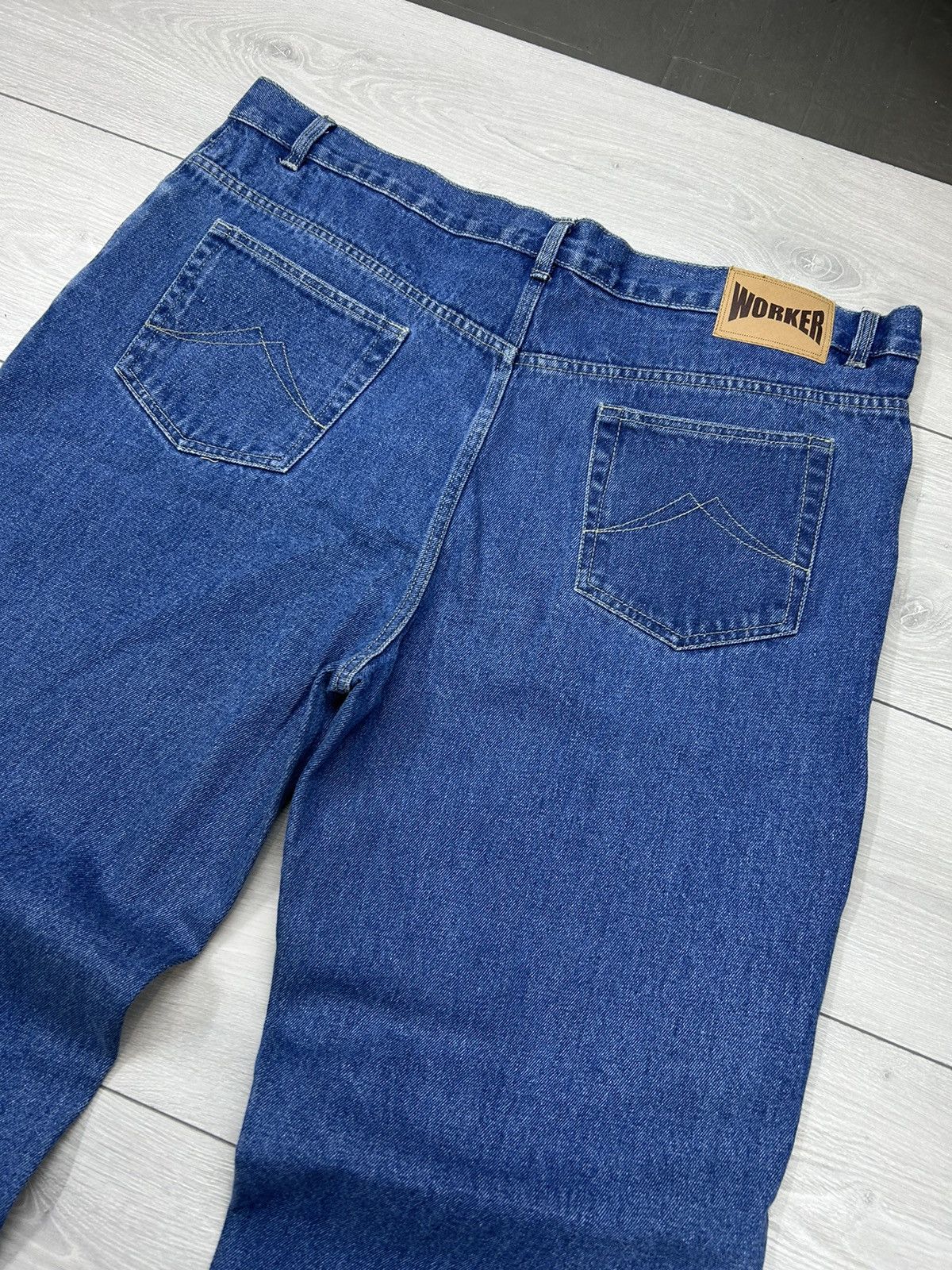 Vintage Vintage Worker Baggy Denim Jeans size 38 Size US 38 / EU 54 - 3 Thumbnail