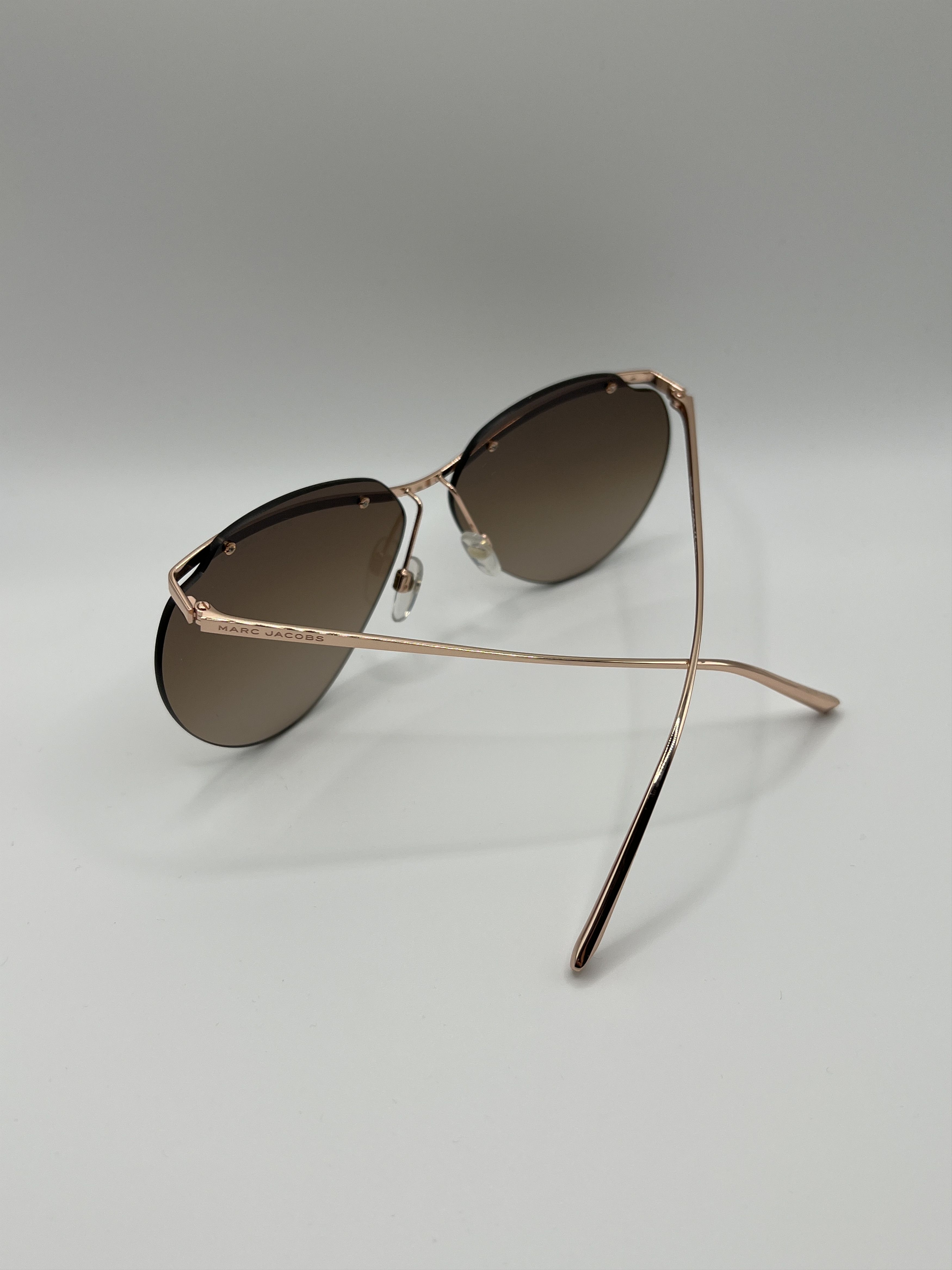 Marc Jacobs Marc Jacobs 454/F/S Gold Copper Aviator Woman Sunglasses Size ONE SIZE - 12 Thumbnail