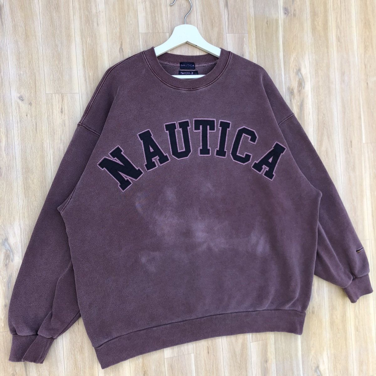 Japanese Brand × Nautica Nautica.jp distressed washed boxy heavy sweatshirt crewneck Size US XXL / EU 58 / 5 - 2 Thumbnail