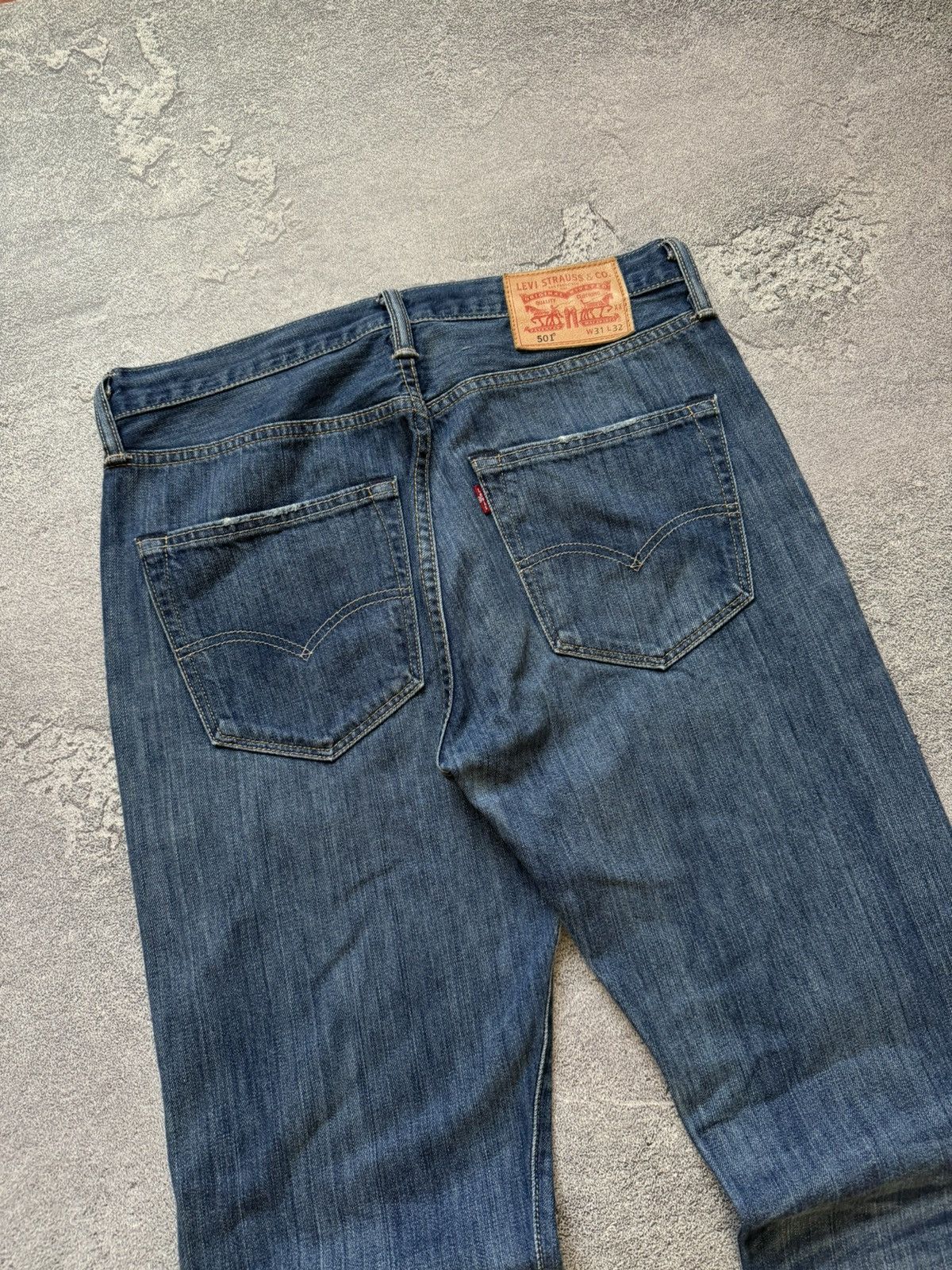 Levi's × Levi's Vintage Clothing × Vintage Levi’s 501 31/32 denim blue pant trouser Jean chino Size US 31 - 4 Thumbnail