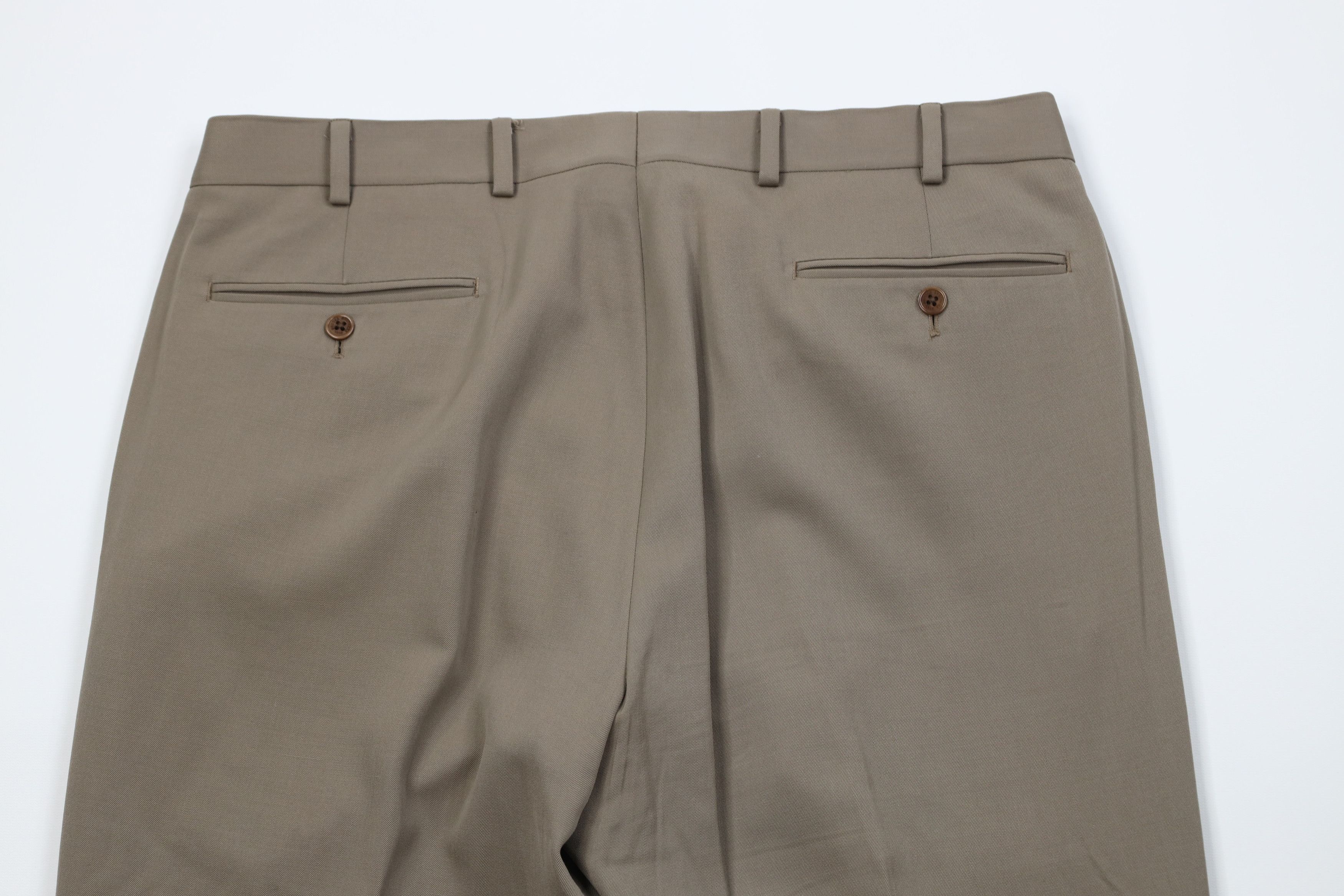 Brooks Brothers Vintage Brooks Brothers Madison Wool Knit Chino Pants Beige Size US 36 / EU 52 - 9 Thumbnail