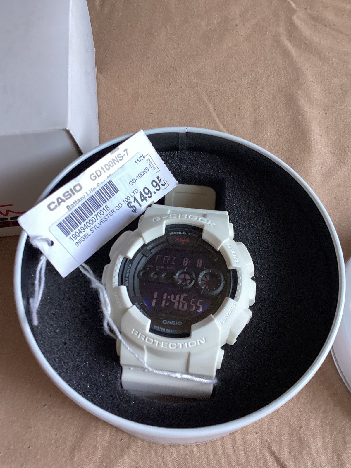G Shock Casio G-Shock x Nigel Sylvester GD-100NS-7 3263 White BMX Size ONE SIZE - 8 Thumbnail