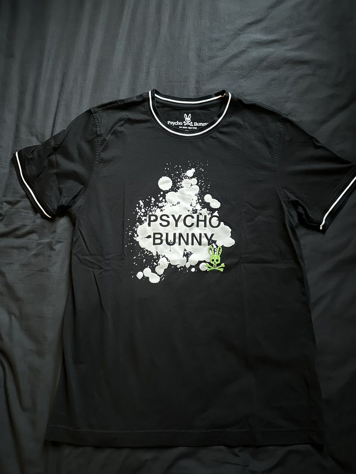 Psycho Bunny T-shirt Rowen branca - Loja moda, calçados e