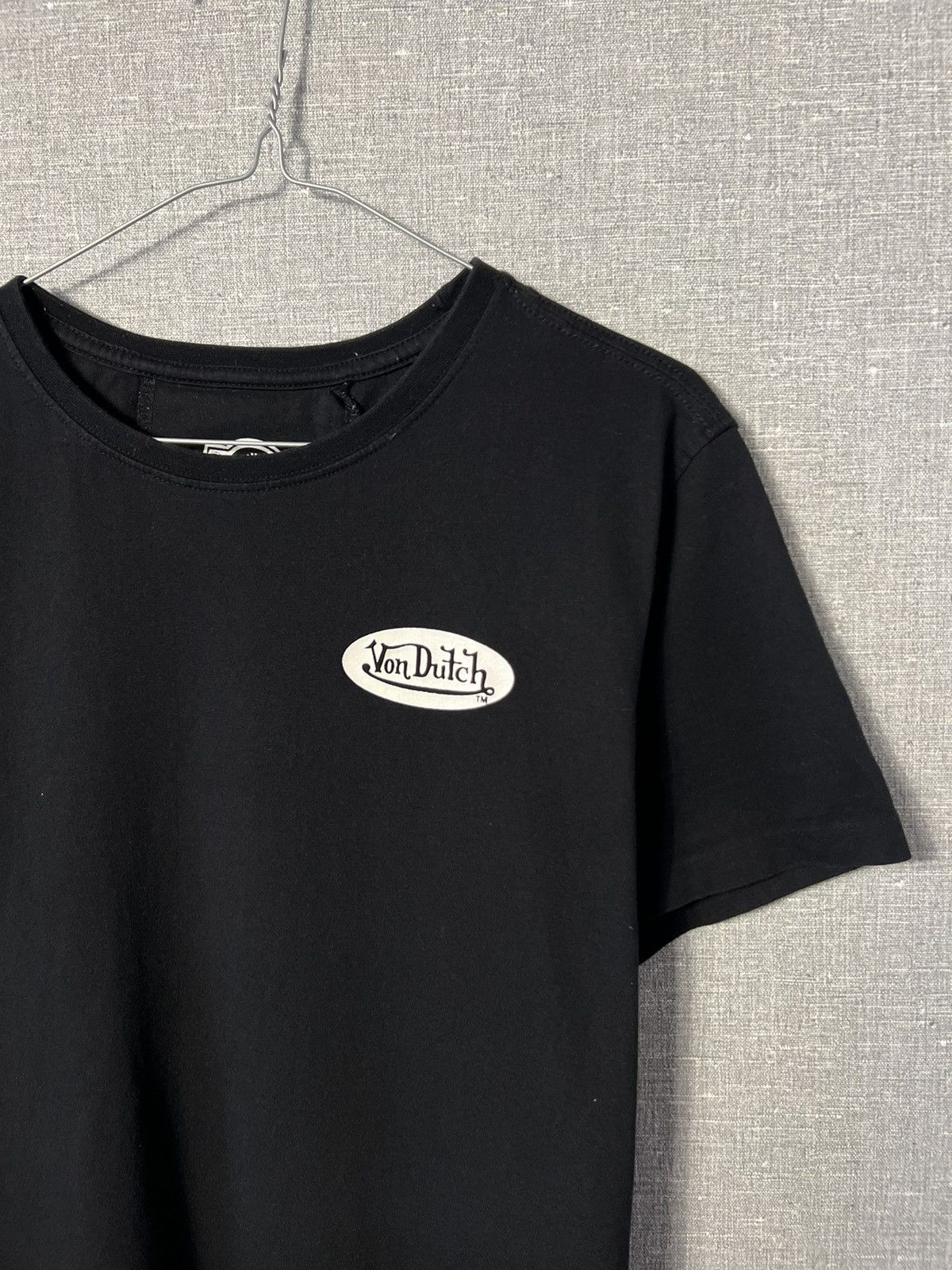 Vintage × Von Dutch Y2K Von Dutch Big Logo Black T-Shirt Size M Size US M / EU 48-50 / 2 - 4 Thumbnail