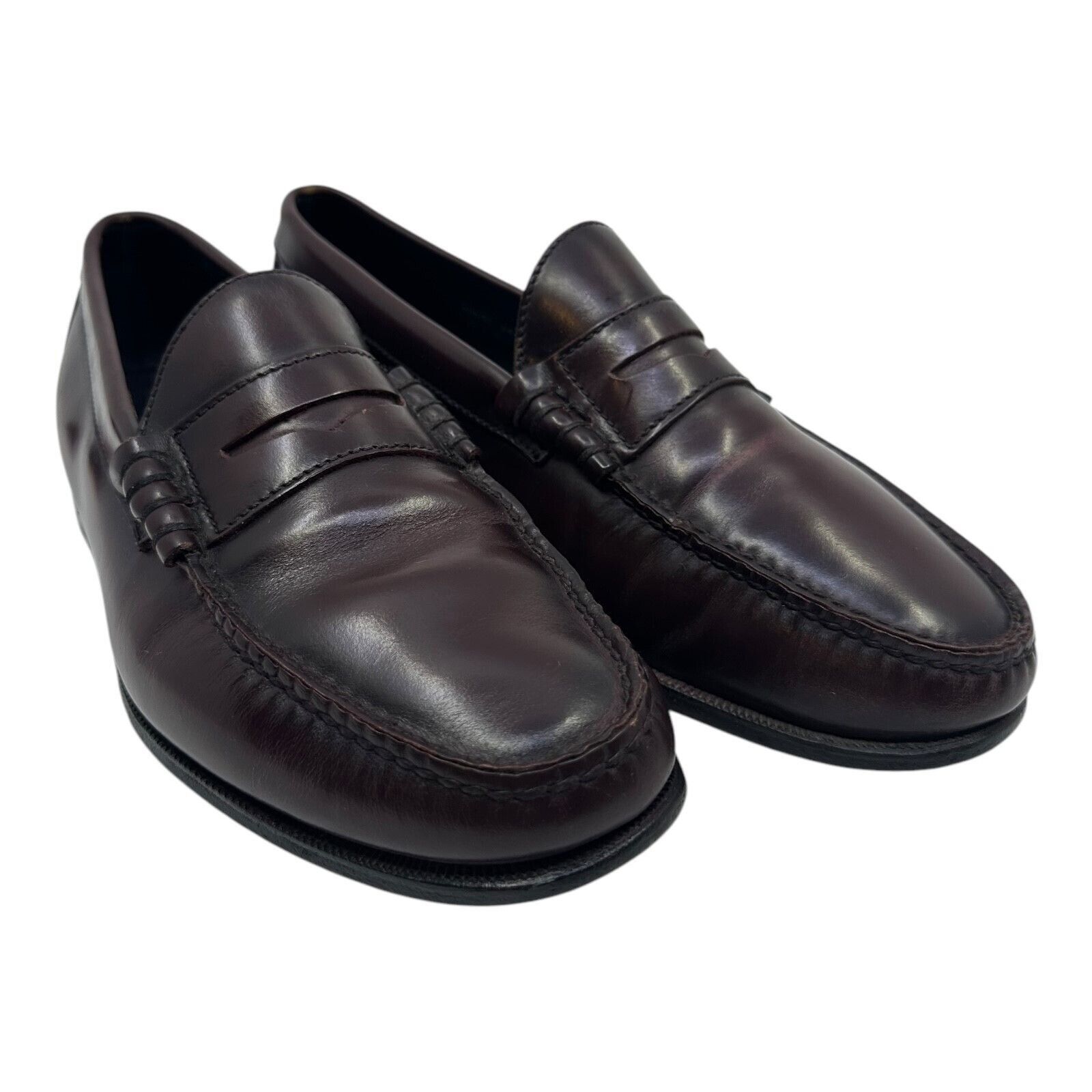 Florsheim Florshiem Imperial Mens Leather Penny Loafers Size 10.5 3e Size US 10.5 / EU 43-44 - 13 Thumbnail