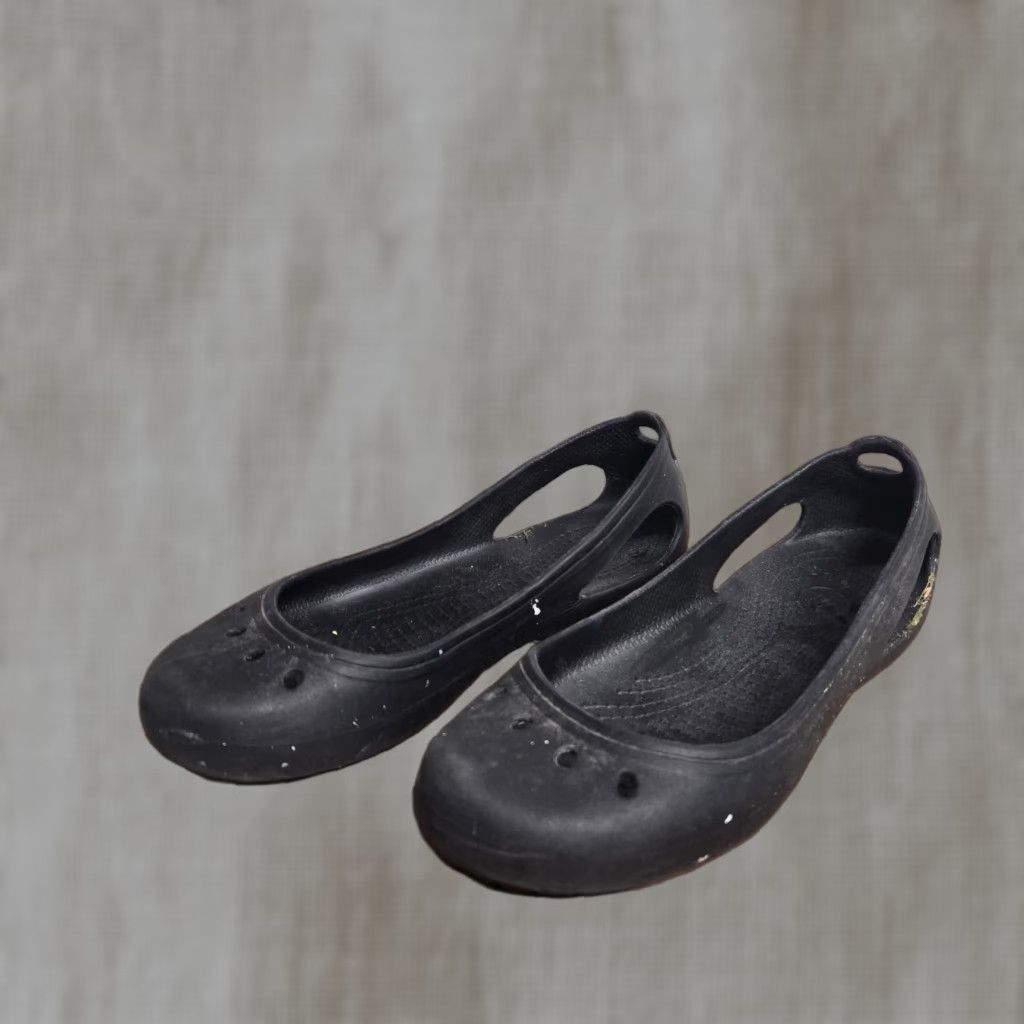 Crocs Crocs Sl ip-On Flats Black Mary Jane Ballet Adult Women's Size 7 Slip-On Shoes Comfort Rubber Upper Insole Crocs Kadee Size US 7 / IT 37 - 1 Thumbnail