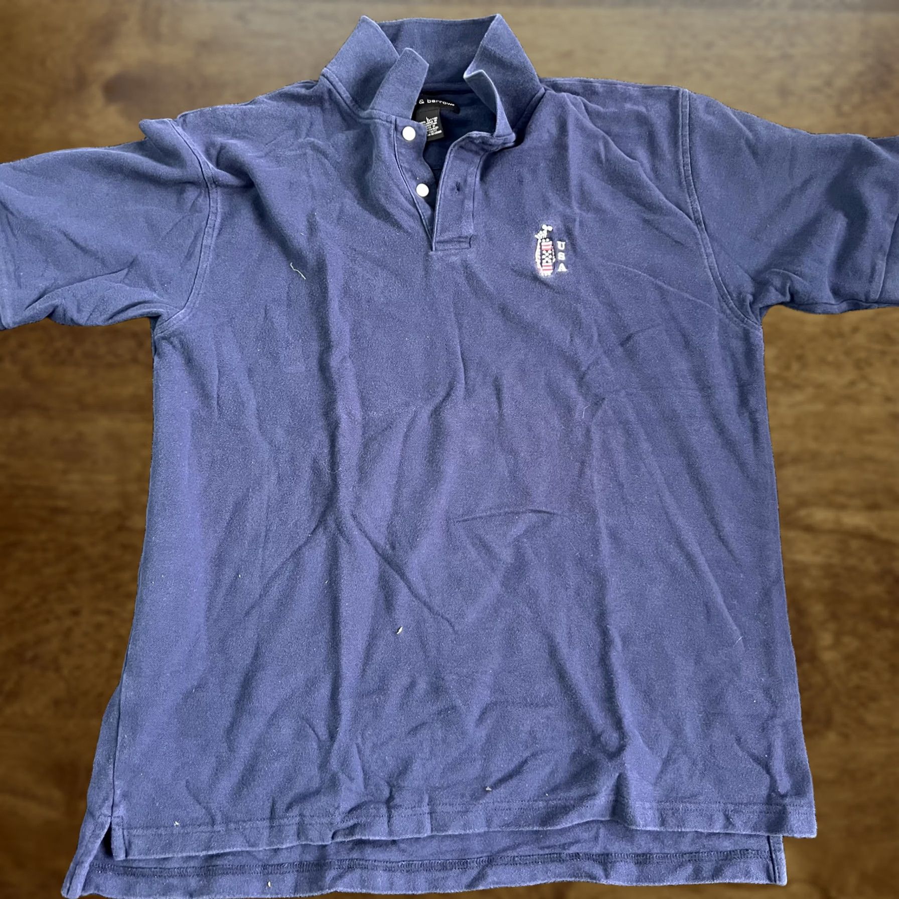 Croft & Barrow Croft & Barrow Polo Shirt Mens Large Navy Blue USA Golf Bag Embroidered Size US L / EU 52-54 / 3 - 1 Thumbnail