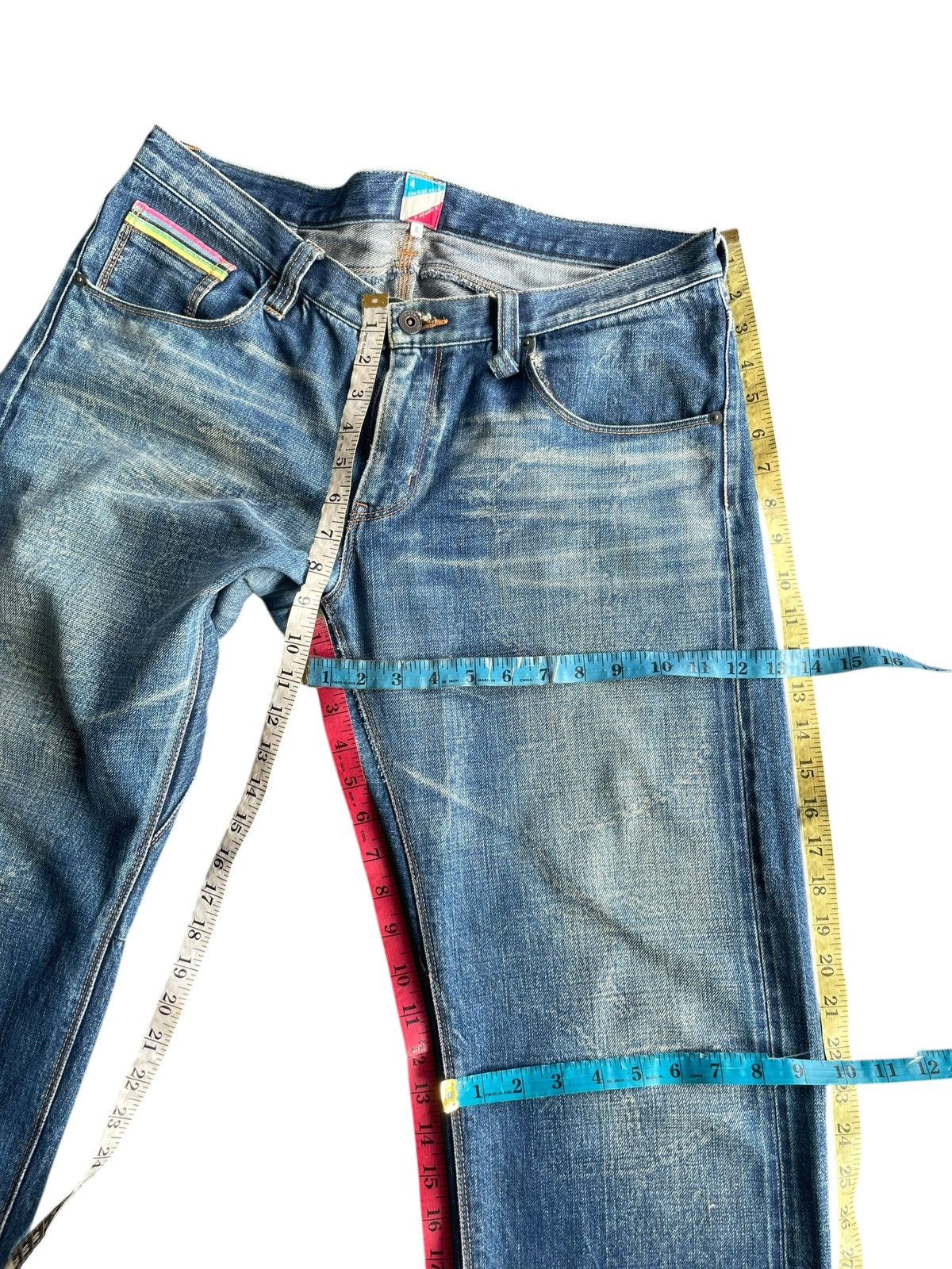 R.Newbold Japan R.Newbold Rainbow Selvedge Denim Size US 36 / EU 52 - 15 Thumbnail