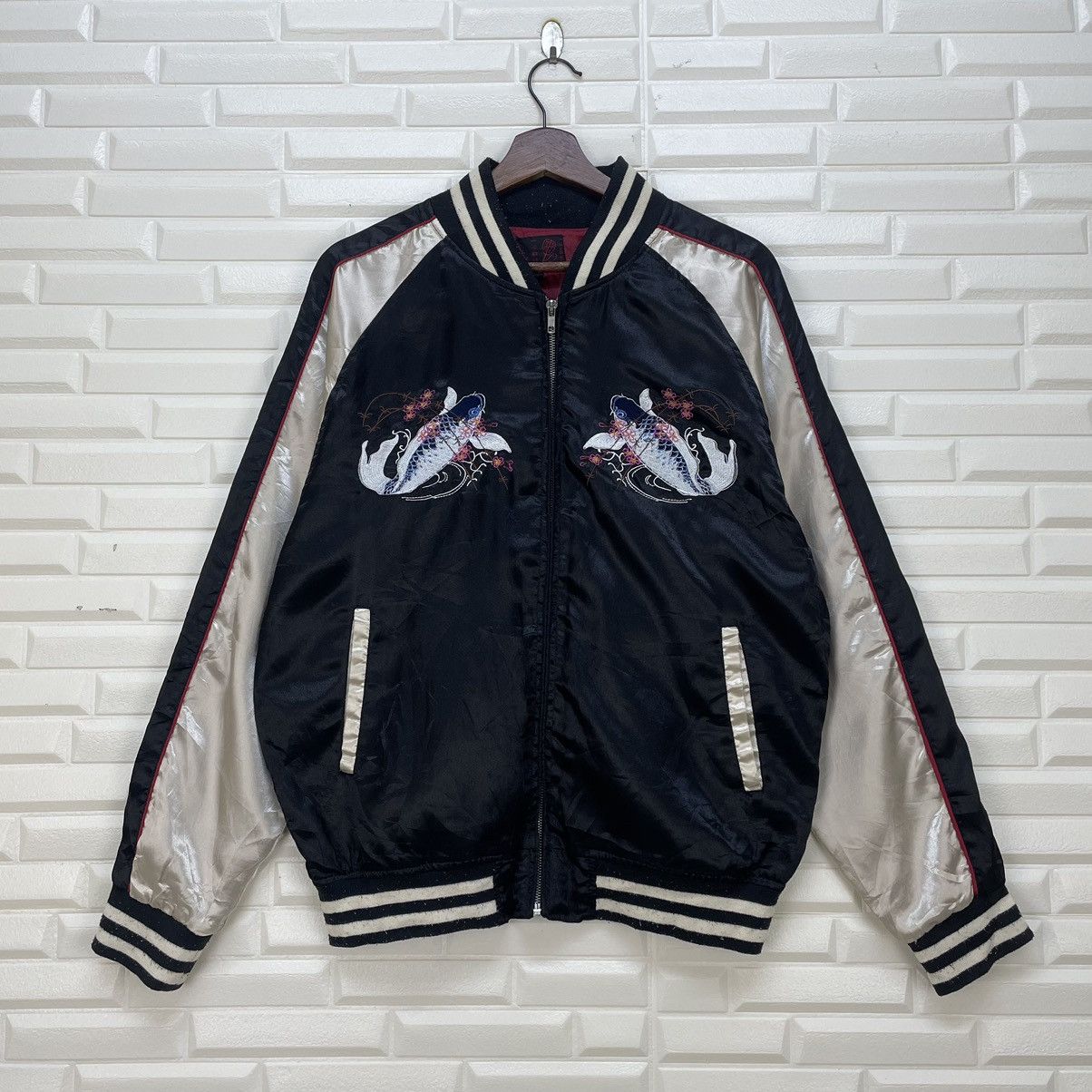 Japanese Brand × Vintage 💥Vintage Sukajan Embroidered Jacket Size US M / EU 48-50 / 2 - 2 Thumbnail