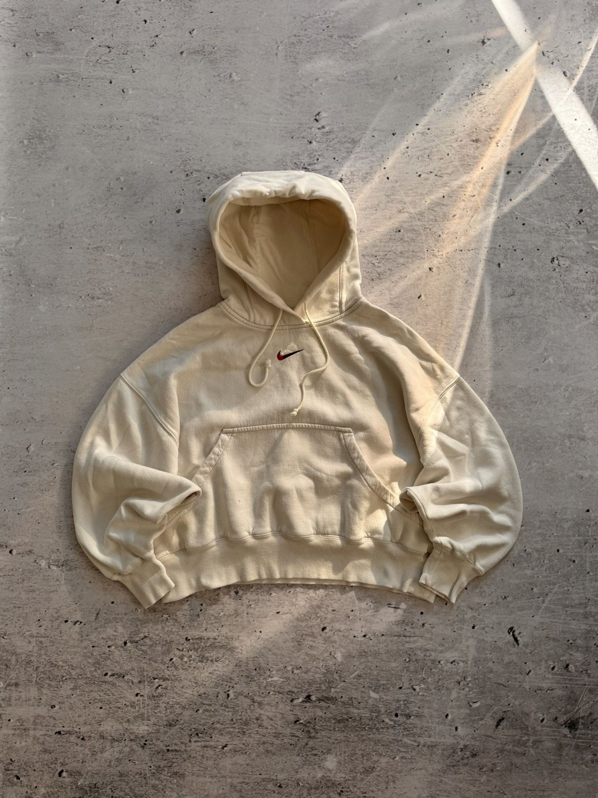 Nike × Vintage NIKE VINTAGE CENTER LOGO OVERSIZE BOXY HOODIE Size US S / EU 44-46 / 1 - 1 Thumbnail