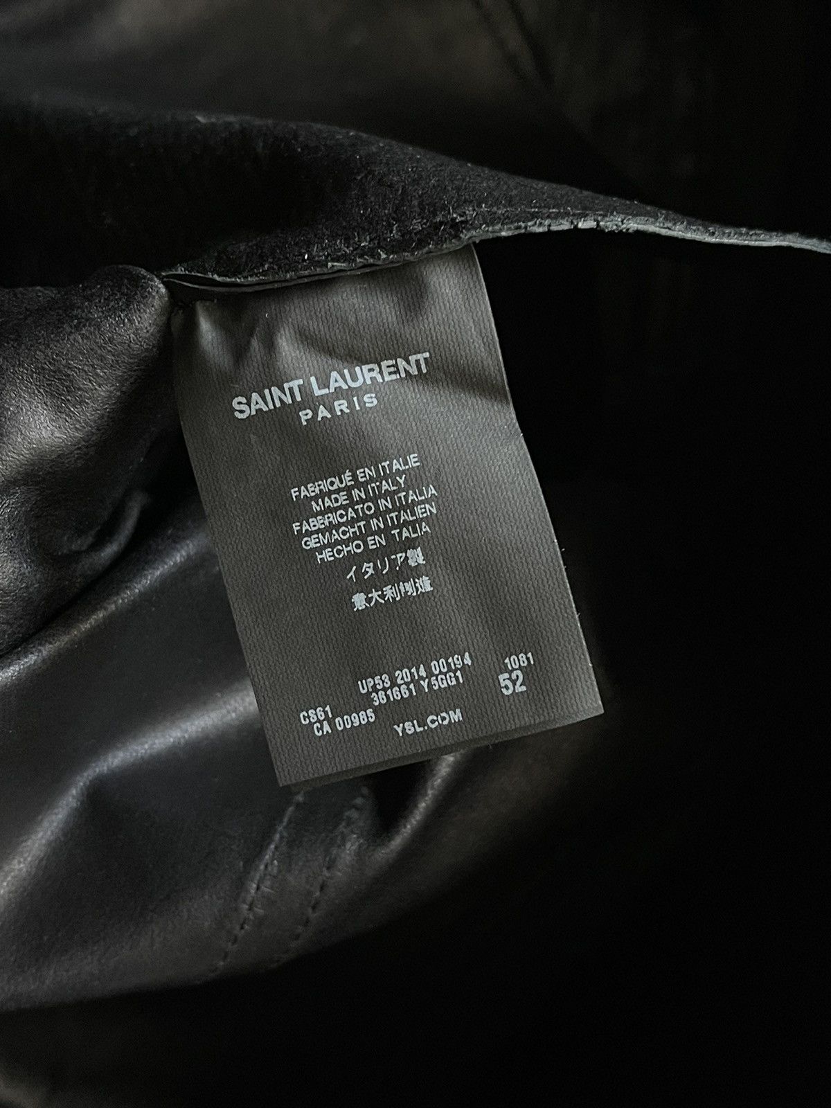 Saint Laurent Paris RARE LEATHER LACE-UP TROUSER Size US 36 / EU 52 - 5 Thumbnail