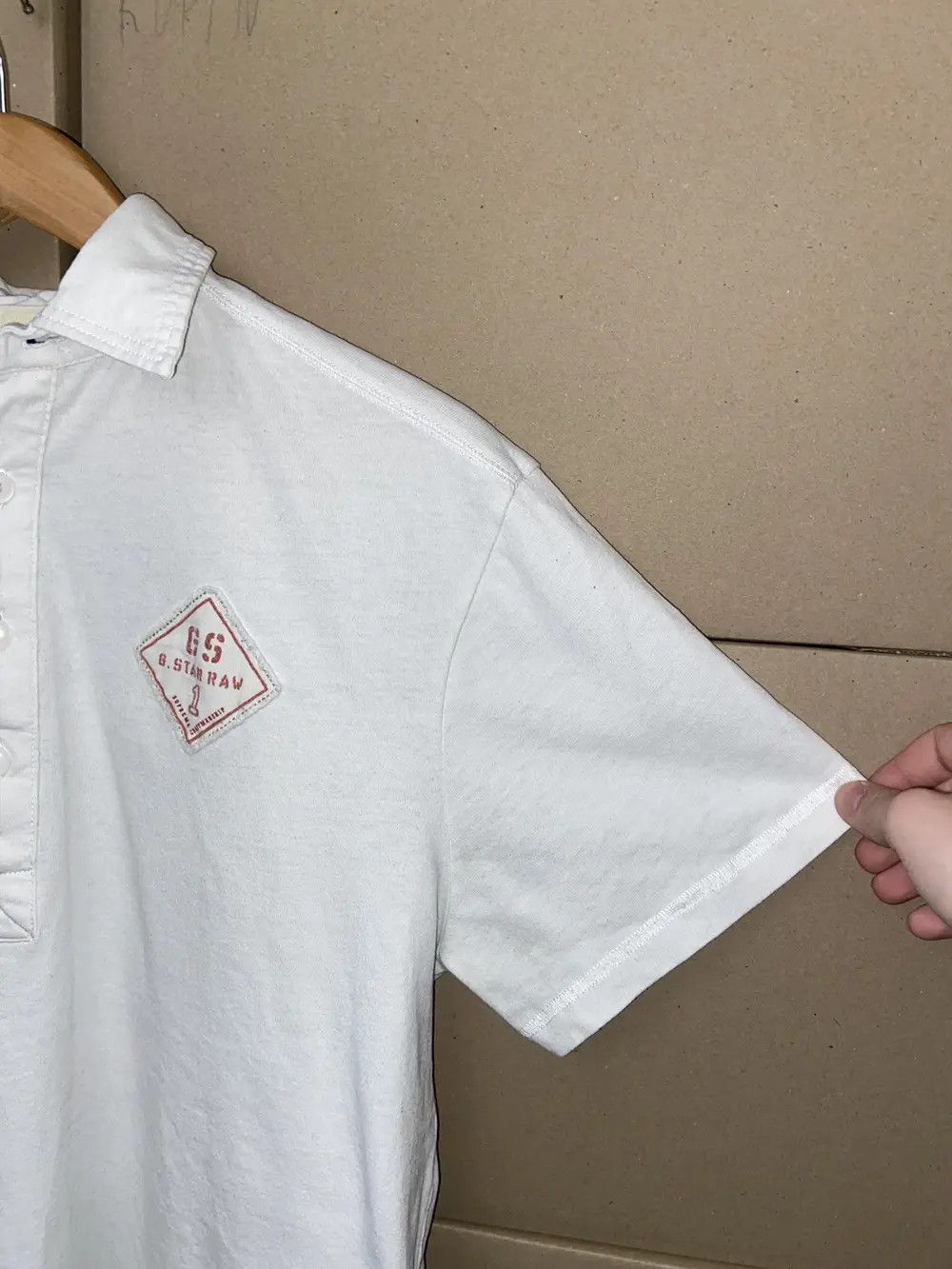 G-Star 🦅RARE VINTAGE G STAR RAW USA TEE POLO SHIRT Y2K DRIP AMERIC Size US L / EU 52-54 / 3 - 5 Thumbnail