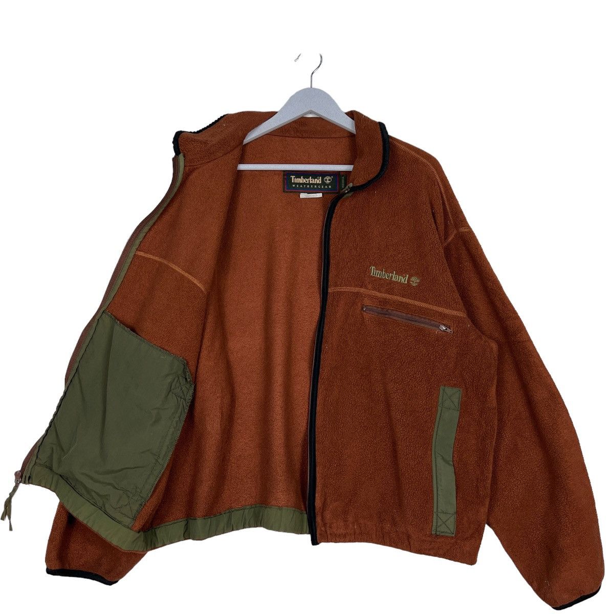 Timberland 🔥 90s VINTAGE TIMBERLAND FLEECE MADE IN USA Size US M / EU 48-50 / 2 - 9 Thumbnail