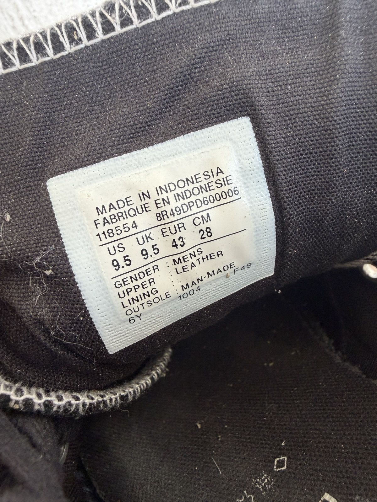 Number (N)ine Asymmetrical ox One star sneaker Size US 10 / EU 43 - 9 Thumbnail