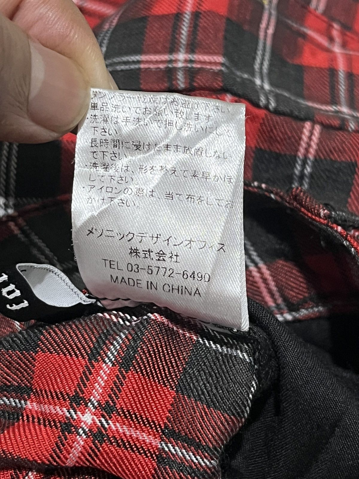 Japanese Brand Mad Punk Tartan Bondage Flare Pants Size 26" / US 2 / IT 38 - 13 Thumbnail