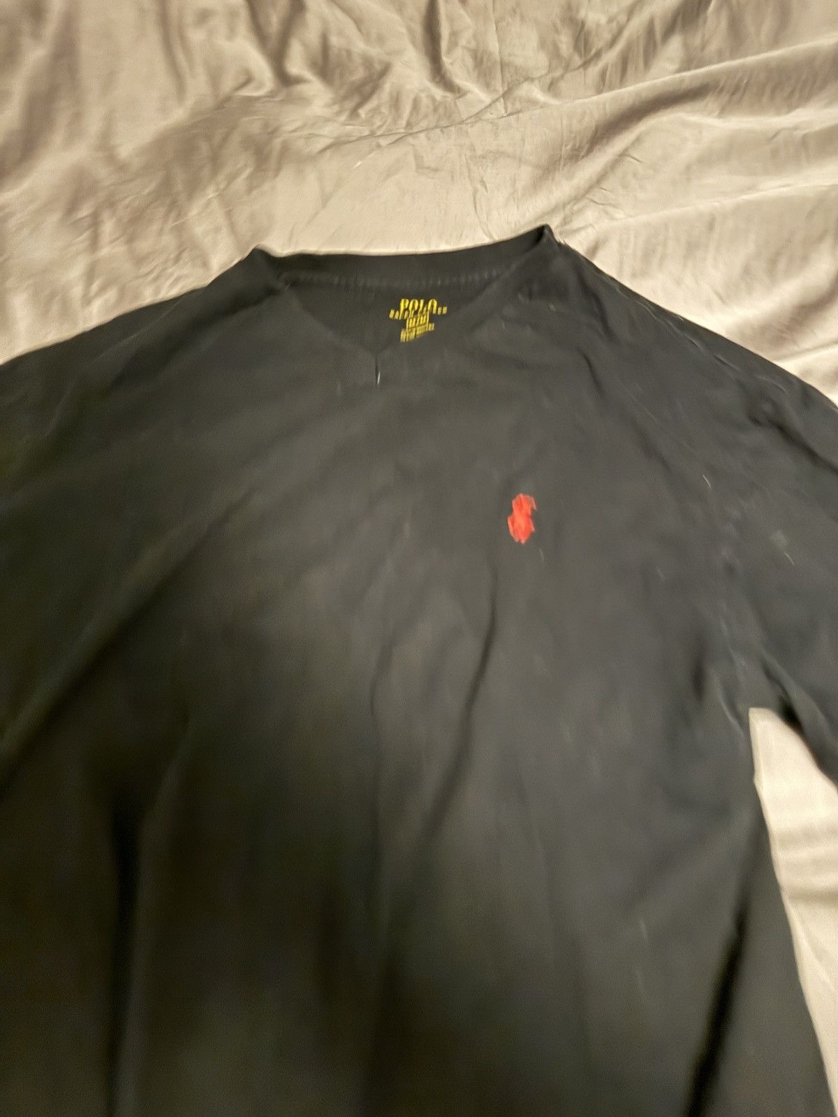 Polo Ralph Lauren Black Polo T-Shirt Size US M / EU 48-50 / 2 - 2 Thumbnail