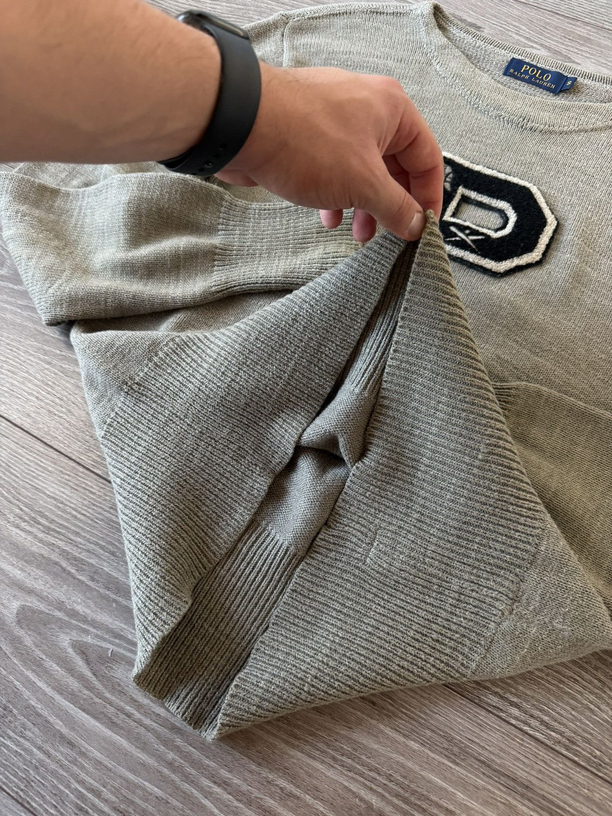 Polo Ralph Lauren Polo Ralph Lauren Grey Luxury Casual Knitted Sweater Size US S / EU 44-46 / 1 - 19 Thumbnail