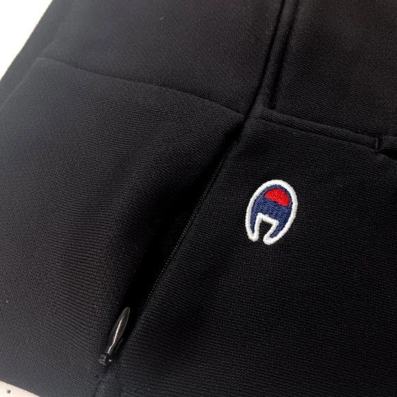 Champion Champion Men's Super Fleece Hoodie w/ Face Mask - Black - Sm Size US S / EU 44-46 / 1 - 9 Thumbnail