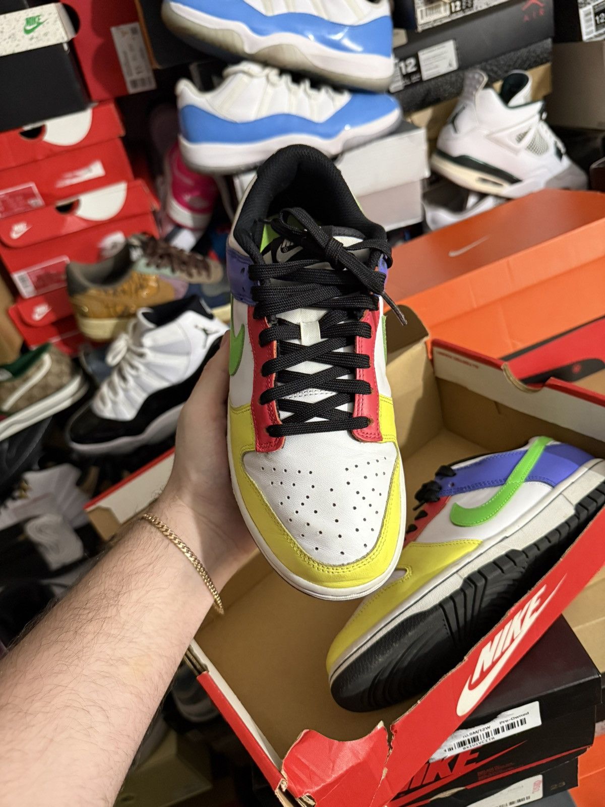 Nike Nike dunk low green strike sz 6.5m/8w Size US 6.5 / EU 39-40 - 2 Thumbnail