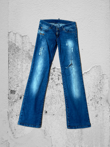 Dsquared2 × Vintage Vintage Distressed Washed Jeans Size 27" / US 4 / IT 40 - 1 Thumbnail