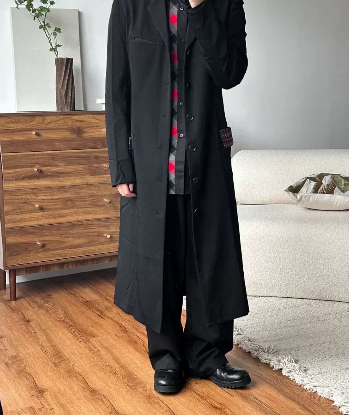Yohji Yamamoto Yohji Yamamoto 08aw Scottish plaid pocket coat Size US M / EU 48-50 / 2 - 8 Thumbnail