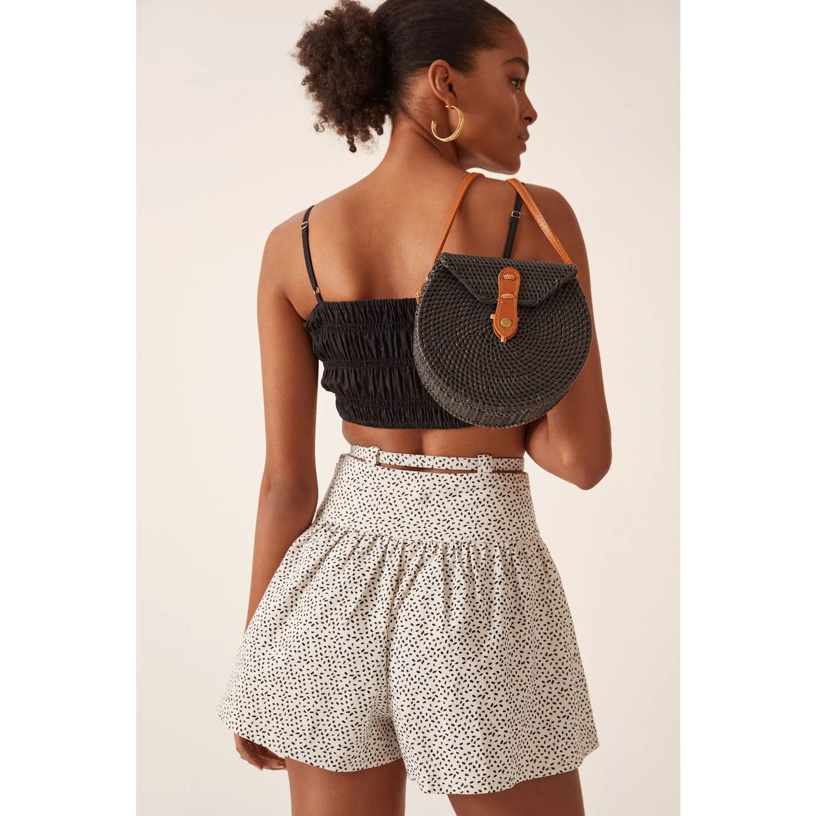 Anthropologie Anthropologie Corey Lynn Calter Belted Shorts $148 MEDIUM Size 32" / US 10 / IT 46 - 3 Thumbnail
