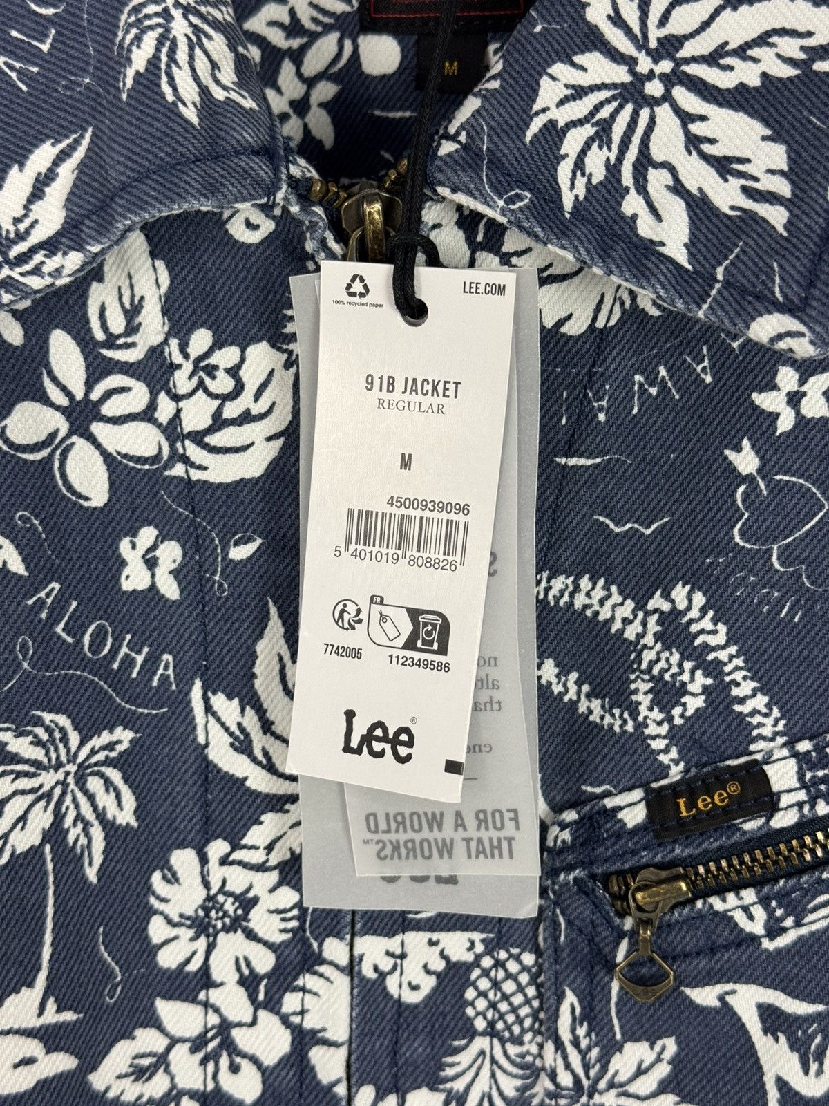 Lee NWT Lee 91B Floral Graphic Regular Jacket Size US M / EU 48-50 / 2 - 12 Thumbnail