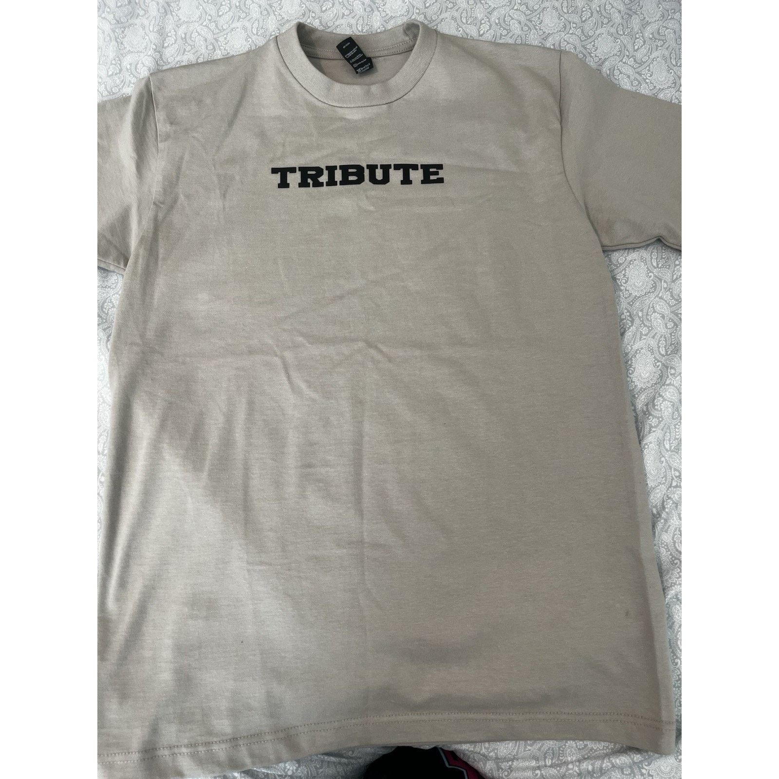 Other Tribute Streetwear T-Shirt Beige Tan Logo Tee Men’s Medium Size US M / EU 48-50 / 2 - 2 Thumbnail