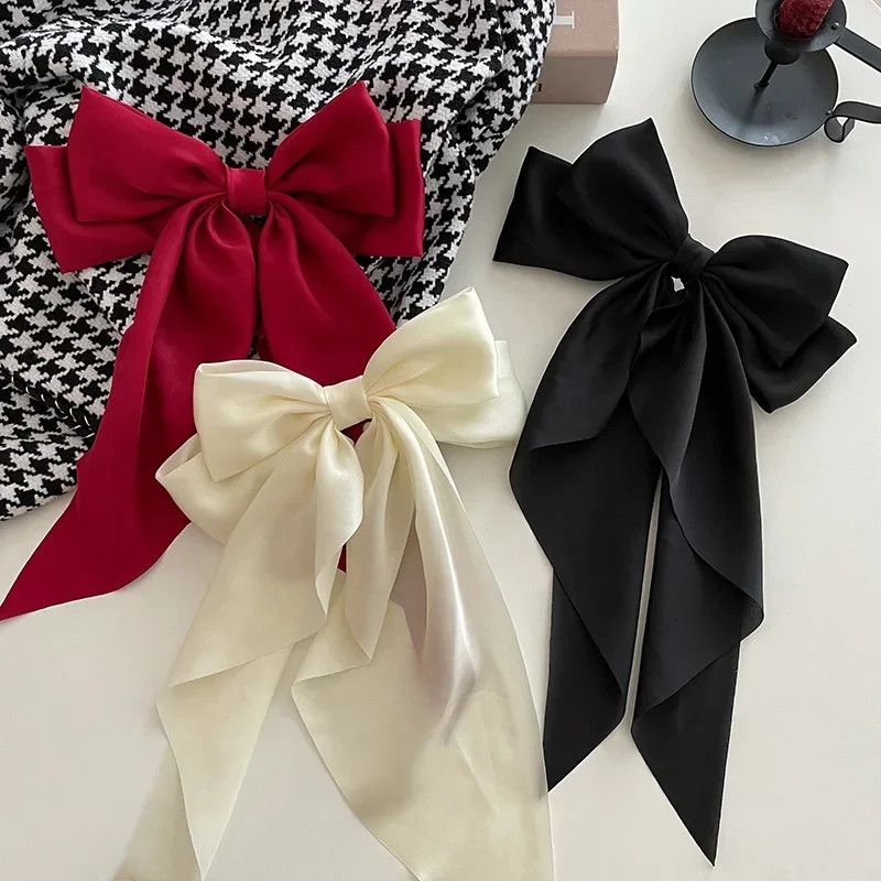 Other Korean Accessories Hair Clips for Women Girls Big Bowknot Size ONE SIZE - 10 Thumbnail