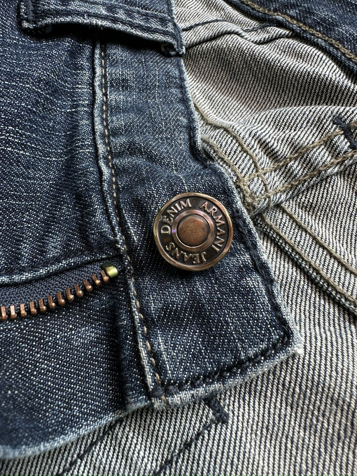 Armani Vintage ARMANI JEANS Faded Denim Pants Size US 33 - 7 Thumbnail