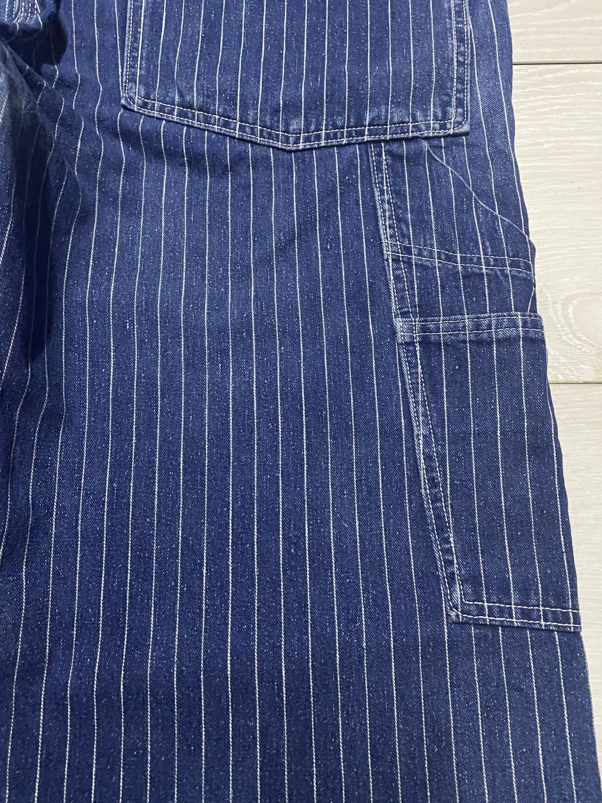 Warehouse & Co. Warehouse &Co Sanforized Hickory Carpenter Buckle Back Baggy Size US 35 - 8 Thumbnail