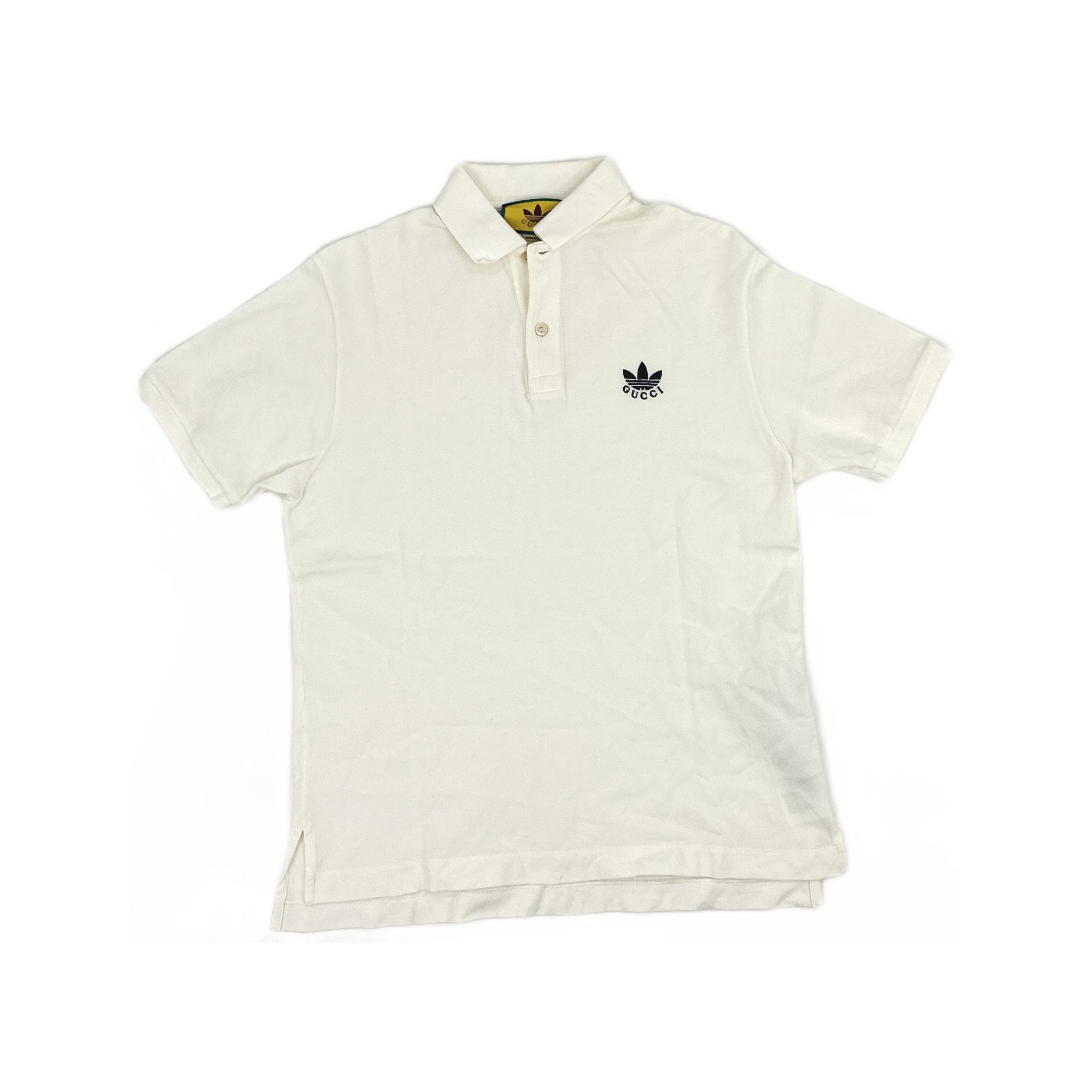 Gucci Gucci x Adidas Logo Embroidery Polo Shirt Size S Size US S / EU 44-46 / 1 - 1 Thumbnail