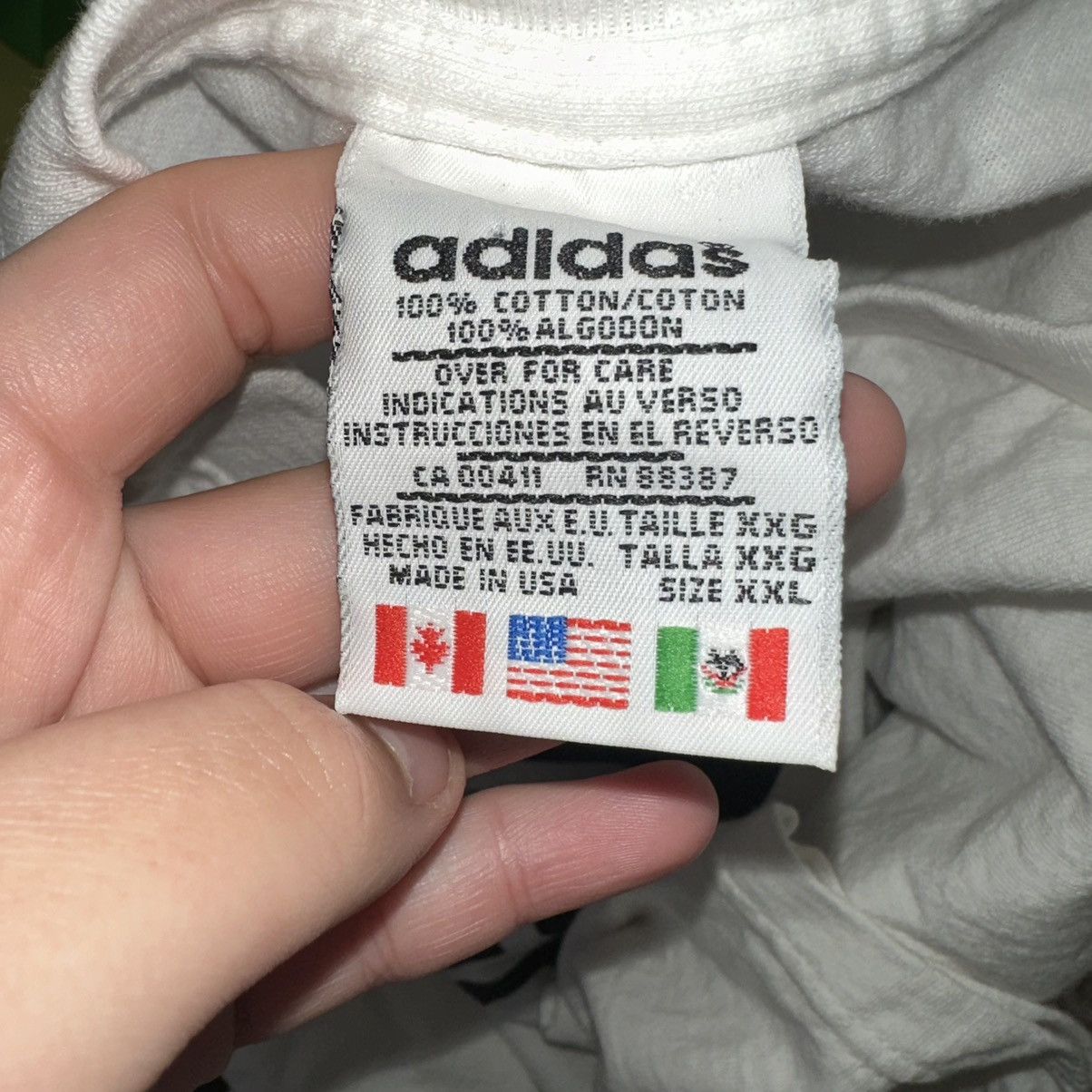 Adidas × Vintage Vintage adidas Double Sided shirt Size US XXL / EU 58 / 5 - 2 Thumbnail