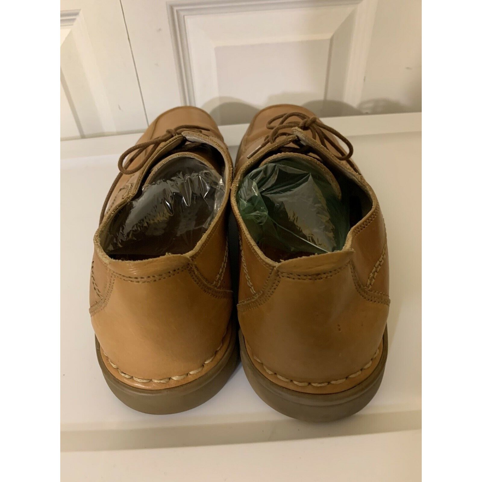 Vintage ANTICA CUOIERIA SHOEMAKER'S Men’s Sz 11D Leather Shoes Tan M Size US 11 / EU 44 - 11 Thumbnail