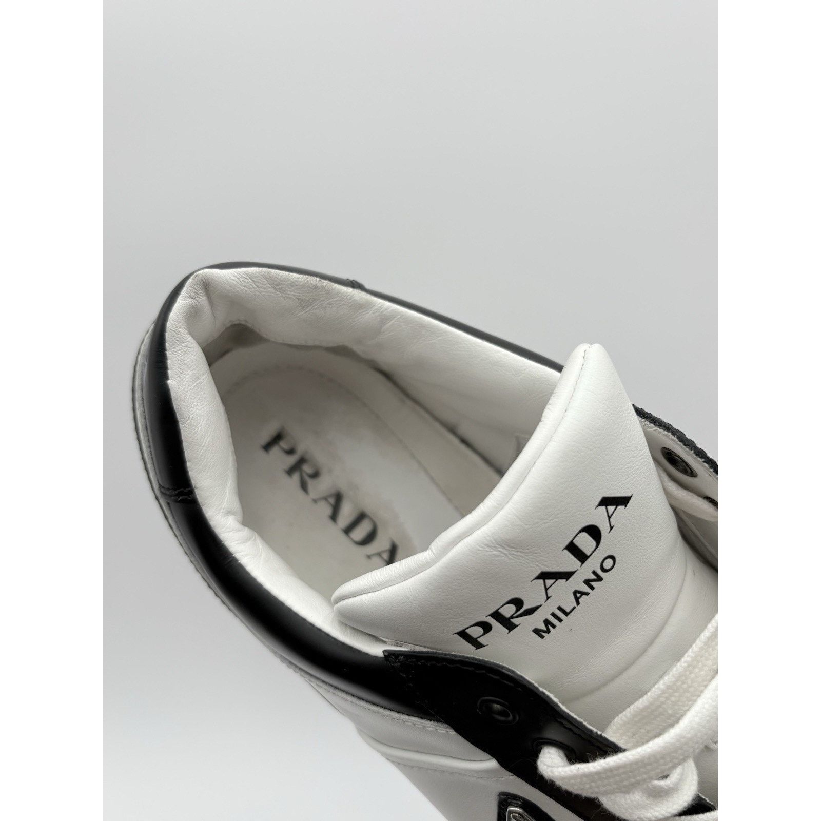 Prada Prada Downtown Low Leather ' Black White ' | SUPER CLEAN! Size US 12 / EU 45 - 6 Thumbnail