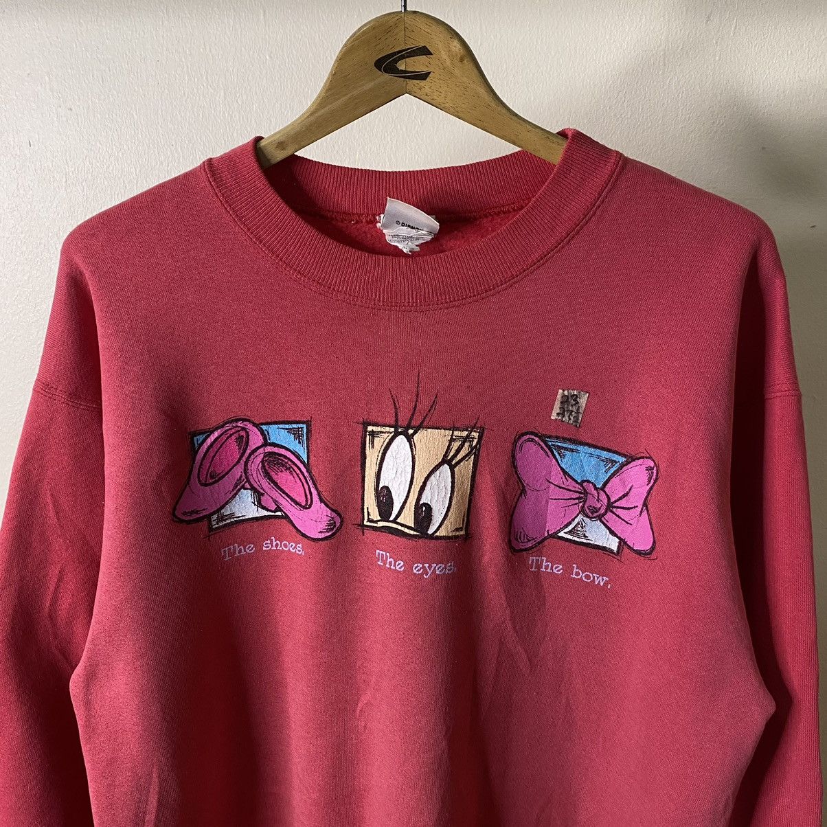 Disney × Mickey Mouse × Vintage Vintage 1990s Disney Minnie Mouse The Mousette Sweatshirt Size US M / EU 48-50 / 2 - 7 Thumbnail