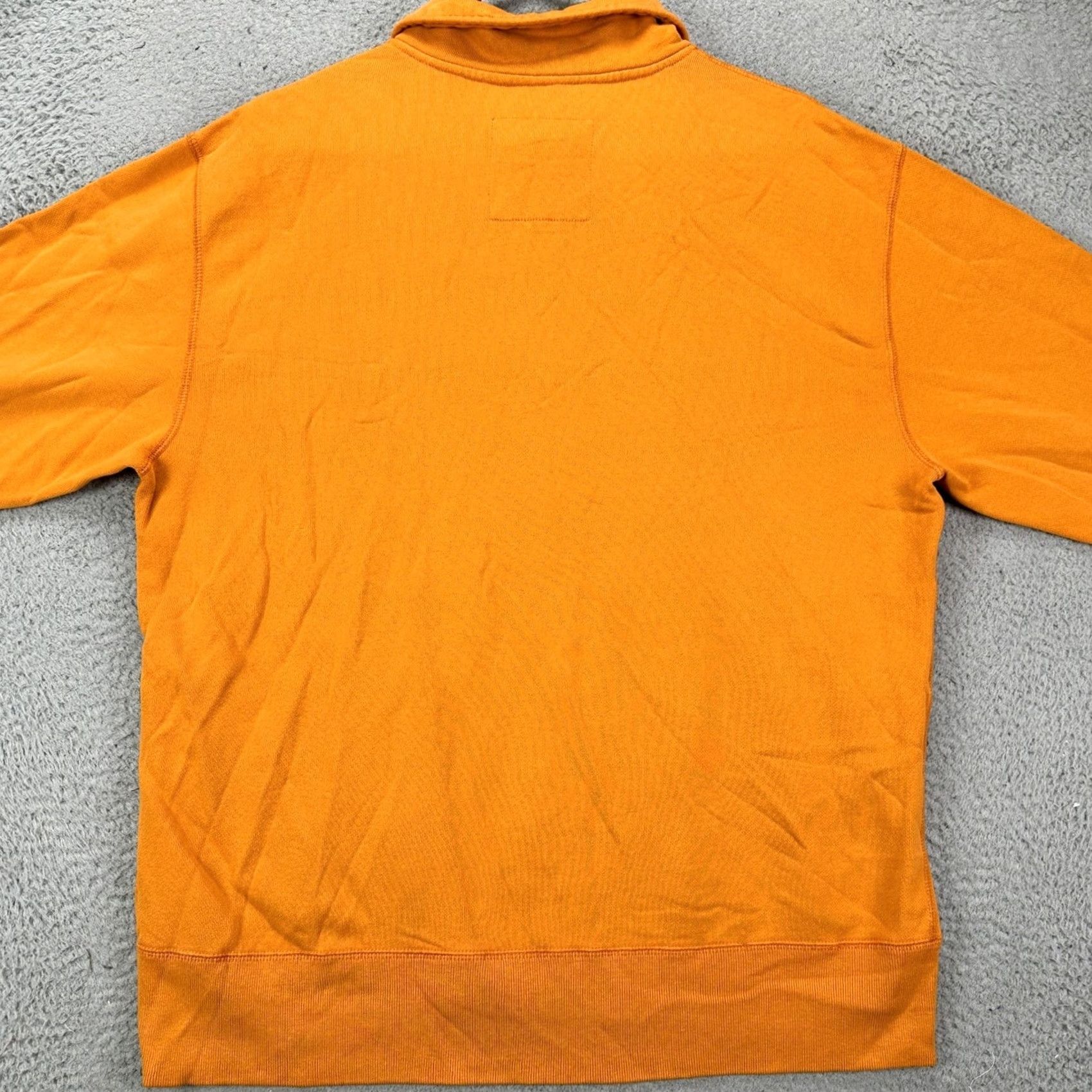 J.Crew J. Crew Polo Sweatshirt Men Large Orange Quarter Zip Collared Pullover 100% Cotton NEW Size US L / EU 52-54 / 3 - 2 Thumbnail