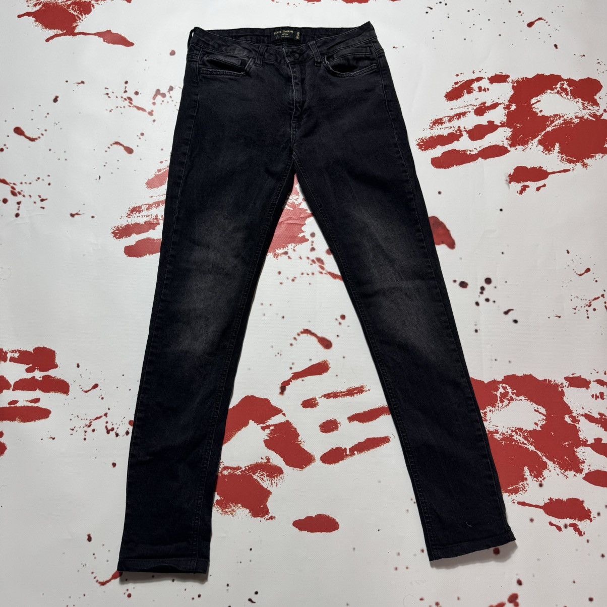 Dolce & Gabbana vintage flared big logo dolce gabbana jeans Size 30" / US 8 / IT 44 - 4 Thumbnail