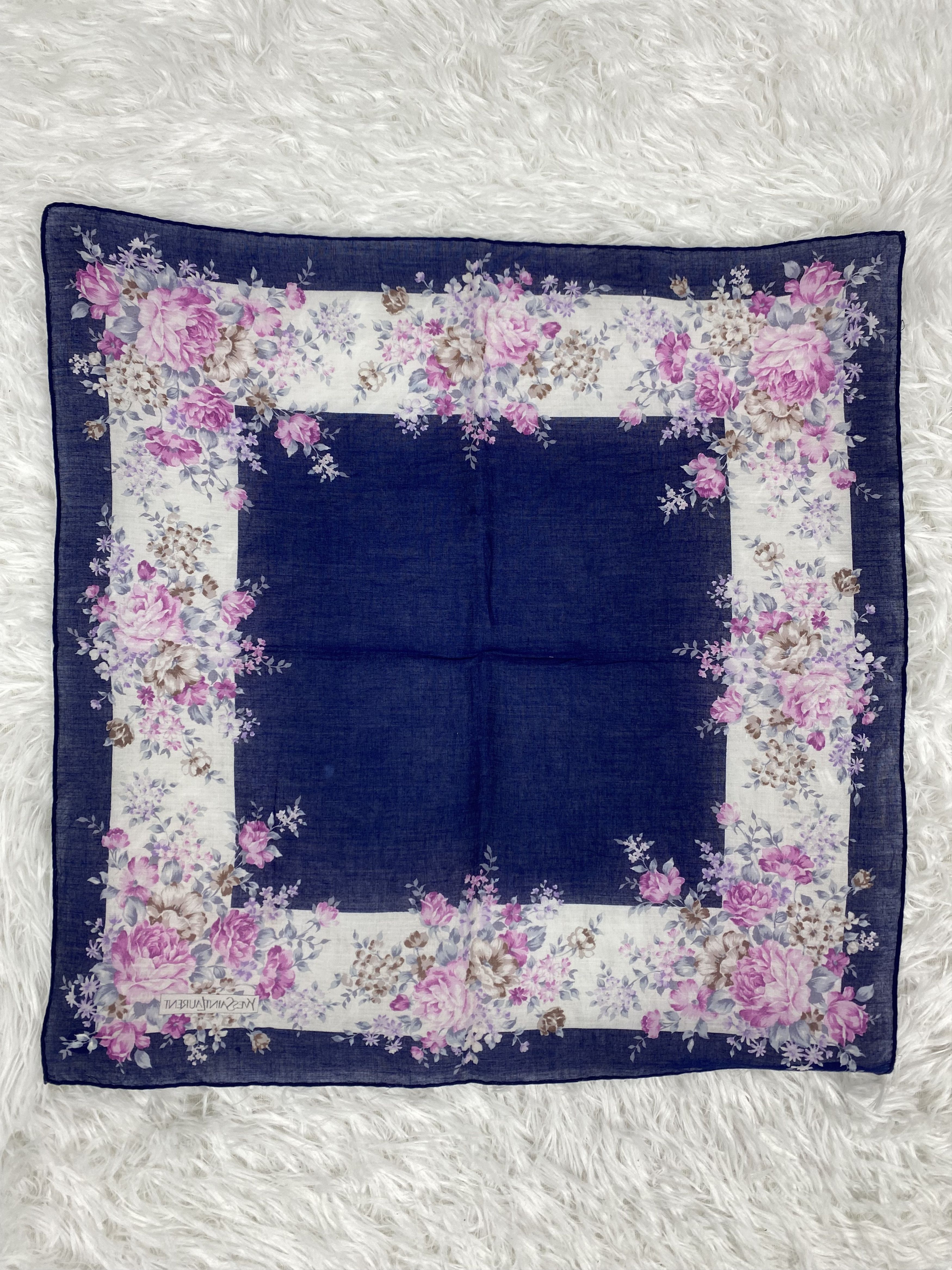 Yves Saint Laurent Vintage Yves Saint Laurent Handkerchief Neckerchief PH0639 Size ONE SIZE - 4 Thumbnail