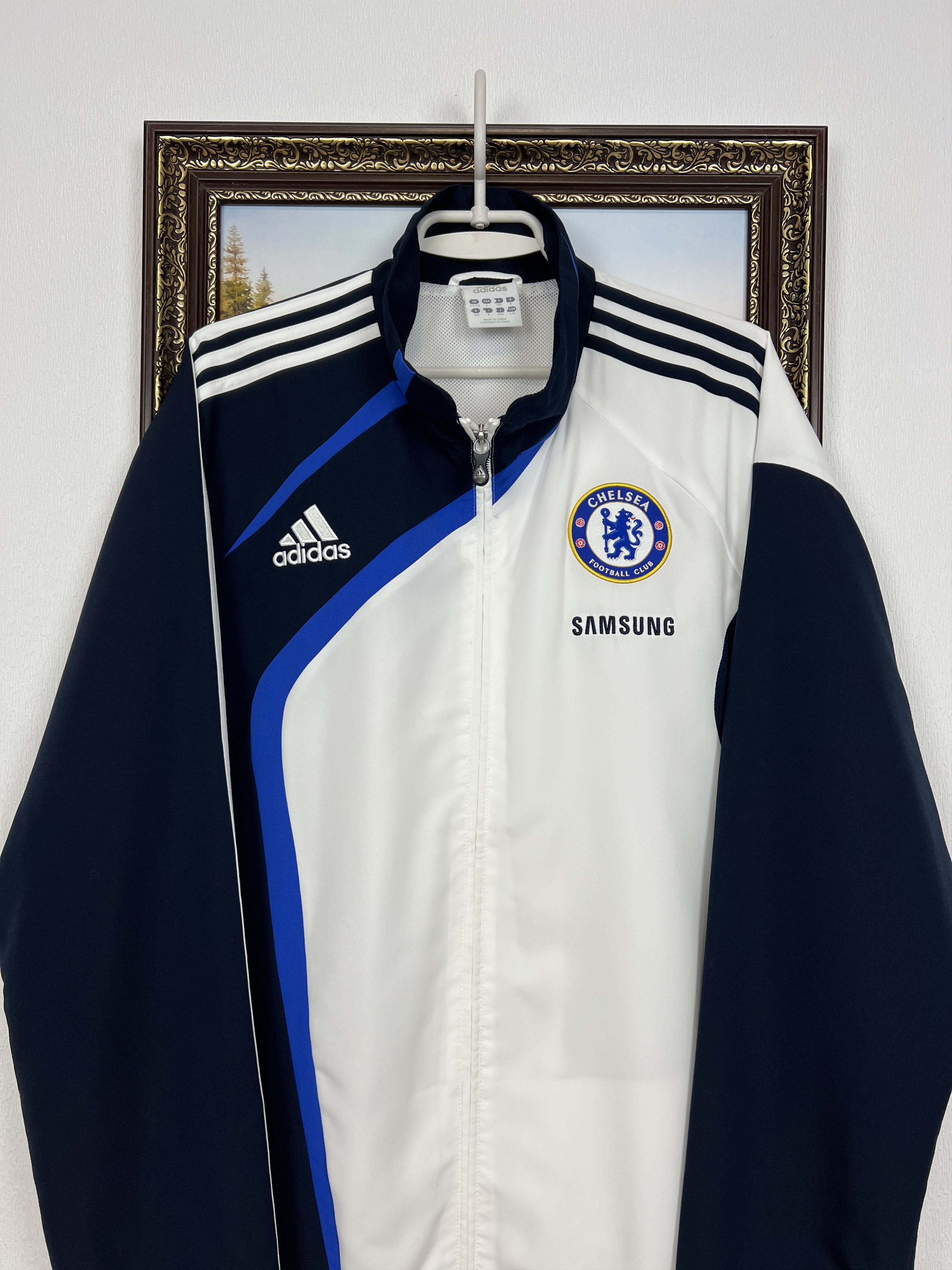 Adidas Vintage Adidas Chelsea Football Jacket Soccer Track Top Mens Size US L / EU 52-54 / 3 - 2 Thumbnail