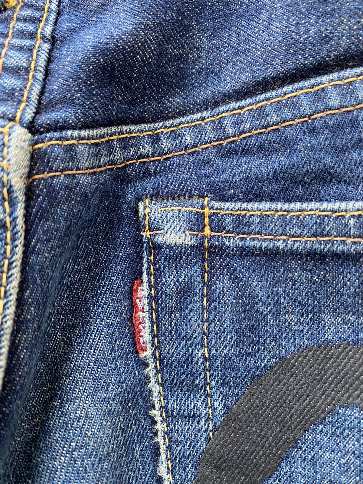 Vintage W29x30 evisu redline made in JAPAN Size US 29 - 6 Thumbnail