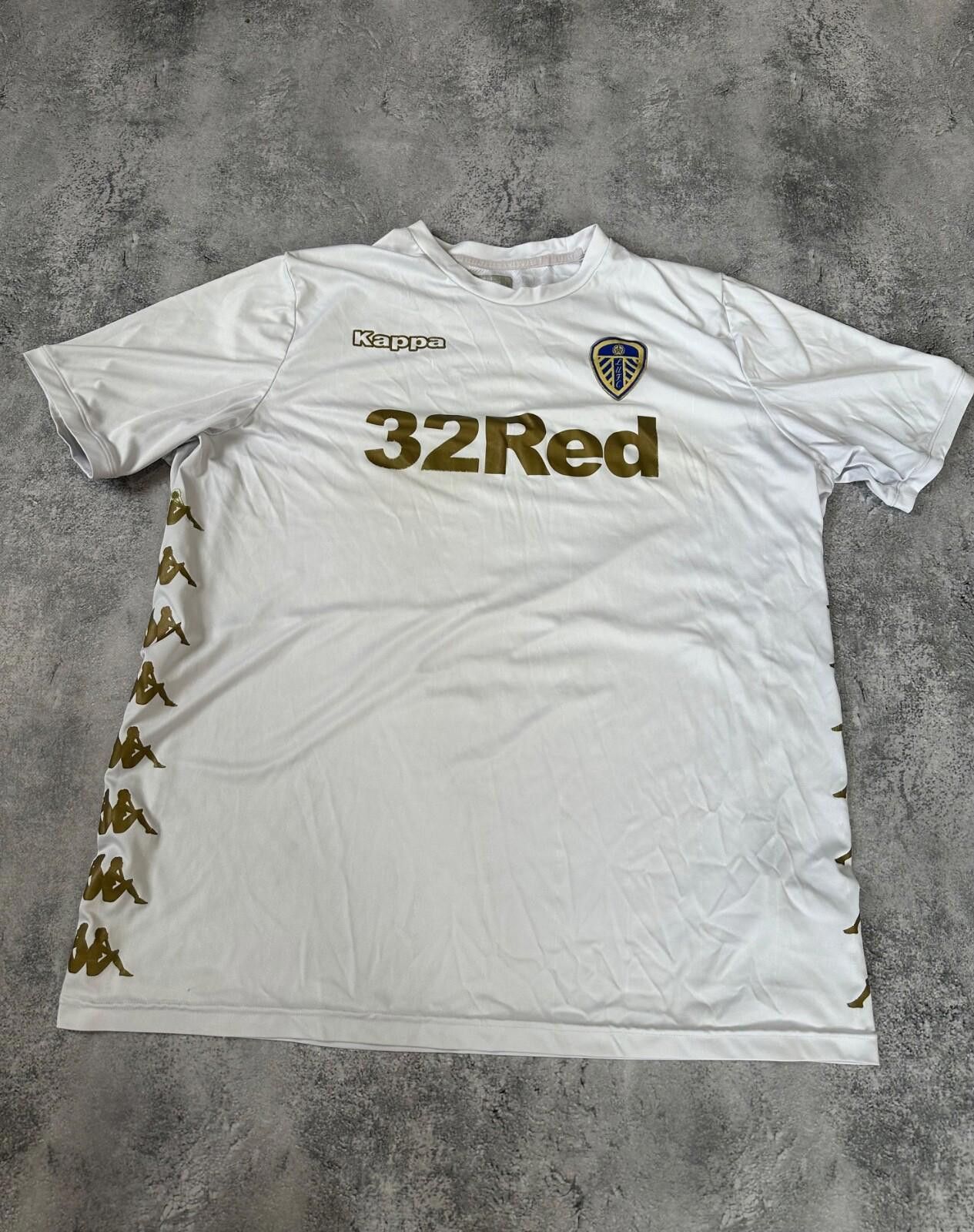 Kappa LEEDS UNITED 2017 2018 HOME SHIRT FOOTBALL SOCCER JERSEY 4XL Size US XXL / EU 58 / 5 - 1 Thumbnail