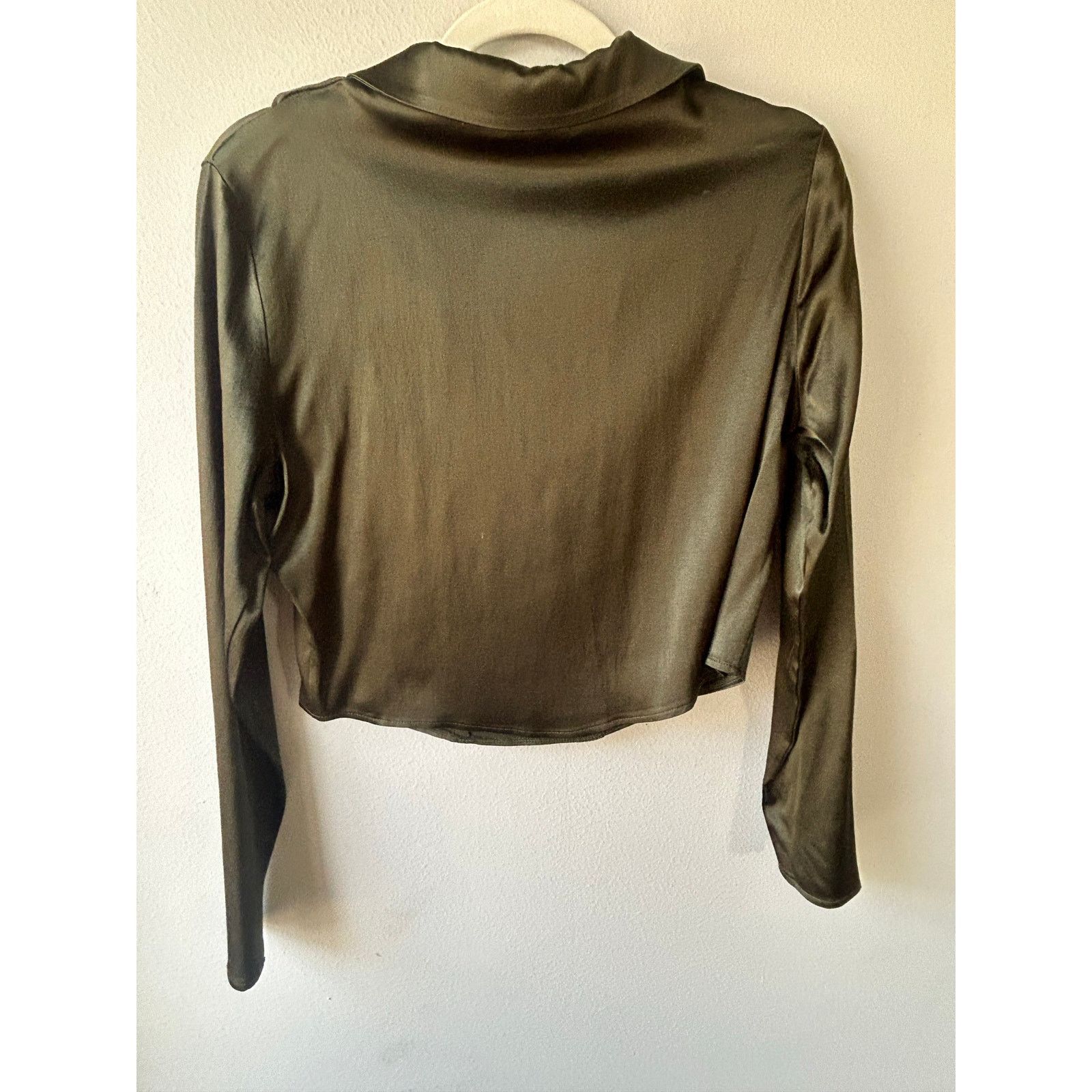 Zara Zara Pant and Top Satin Set in Green Size Large Size 28" / US 6 / IT 42 - 5 Thumbnail