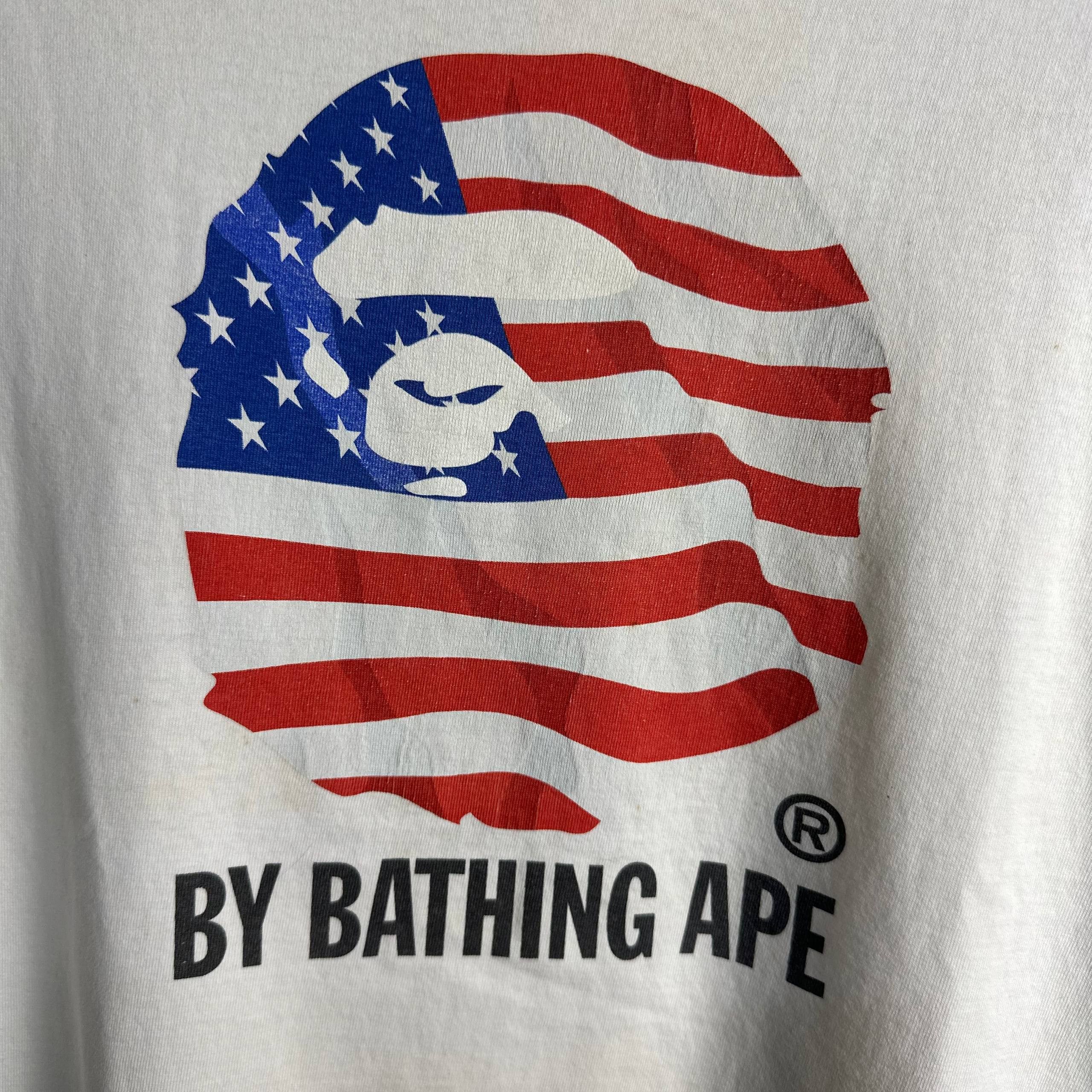 Bape Vintage A Bathing Ape American Big Head T-Shirt Size US L / EU 52-54 / 3 - 8 Thumbnail